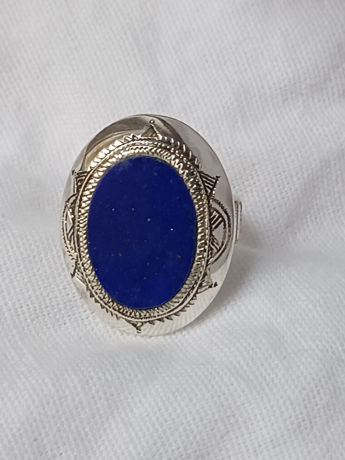 Bague touareg en argent massif