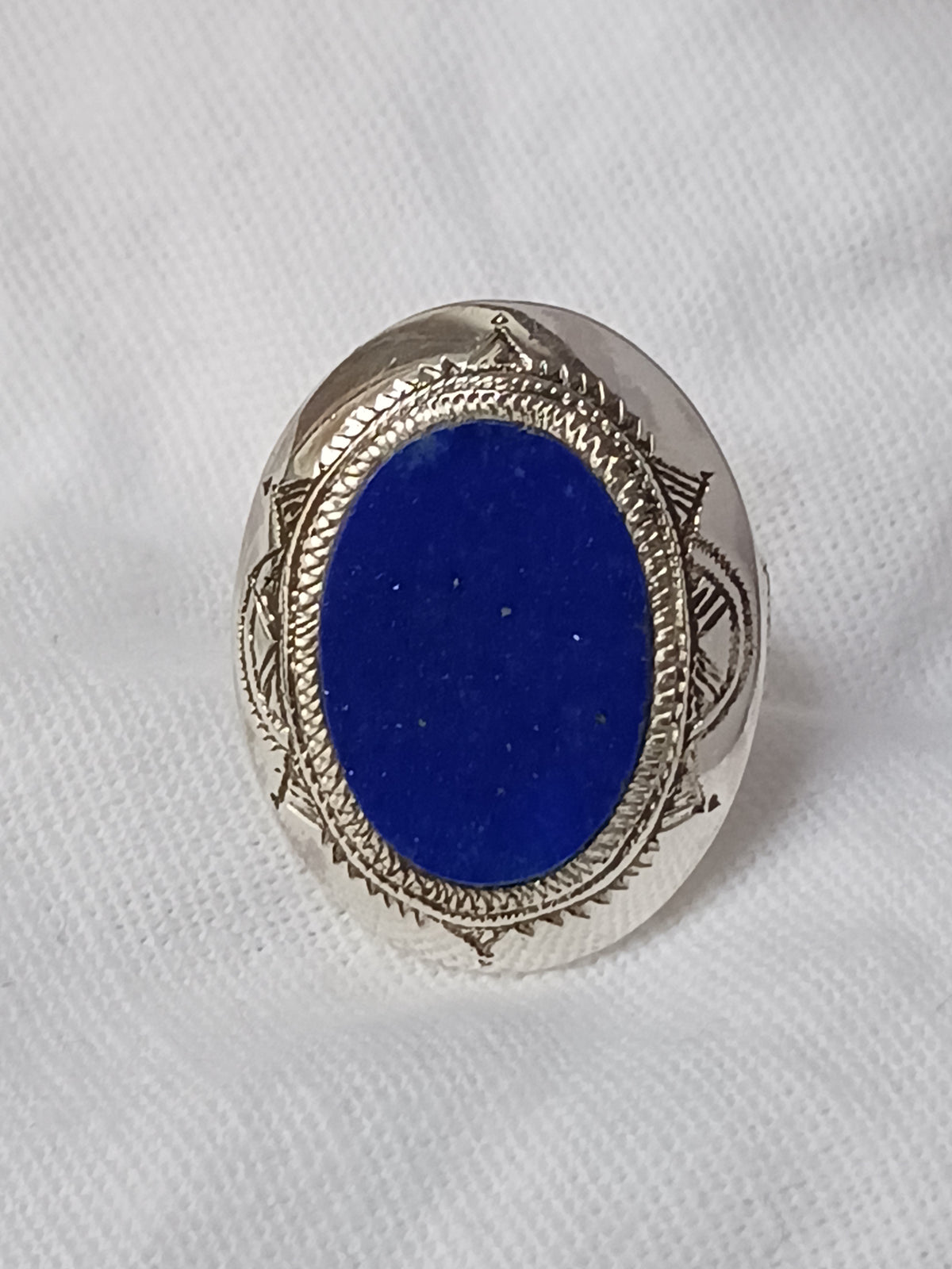 Bague touareg en argent massif
