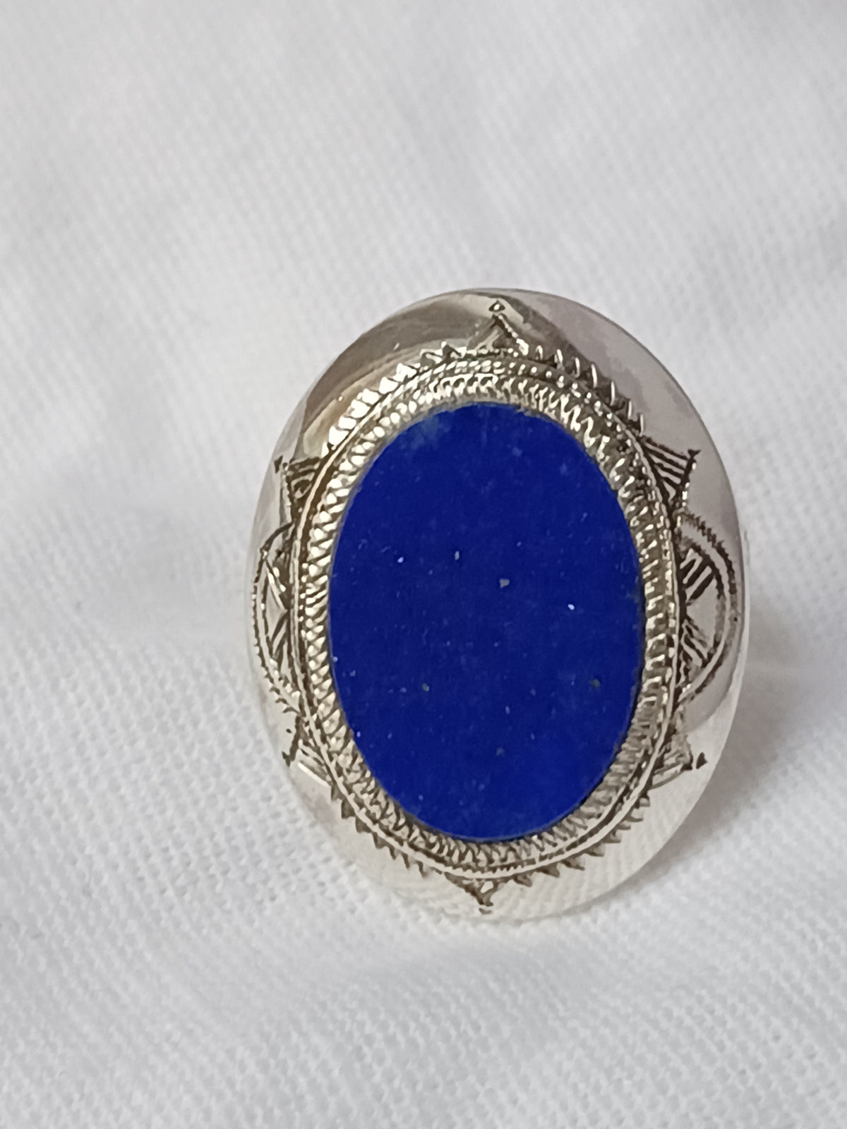 Bague touareg en argent massif