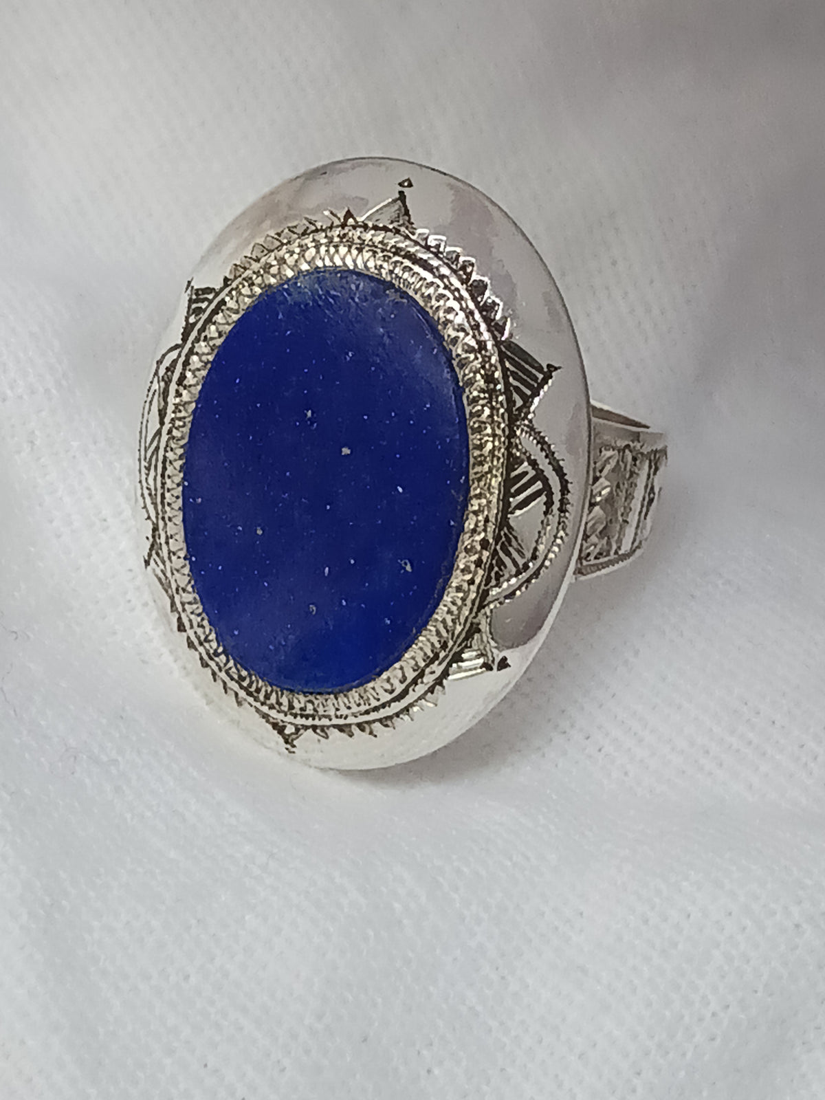 Bague touareg en argent massif