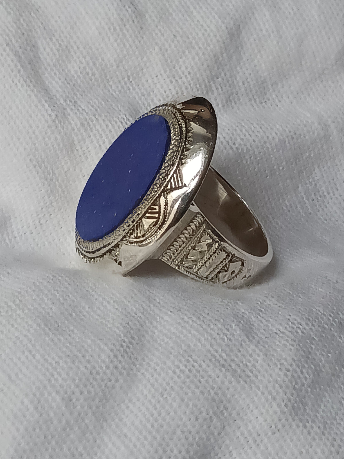 Bague touareg en argent massif