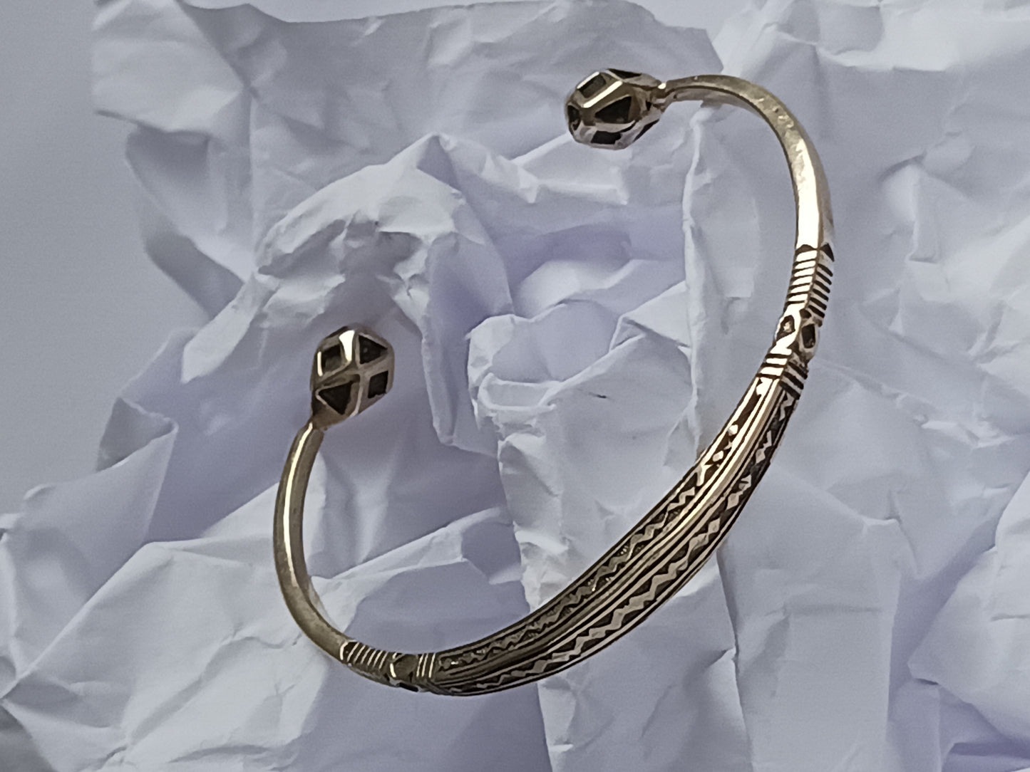 Bracelet touareg en bronze
