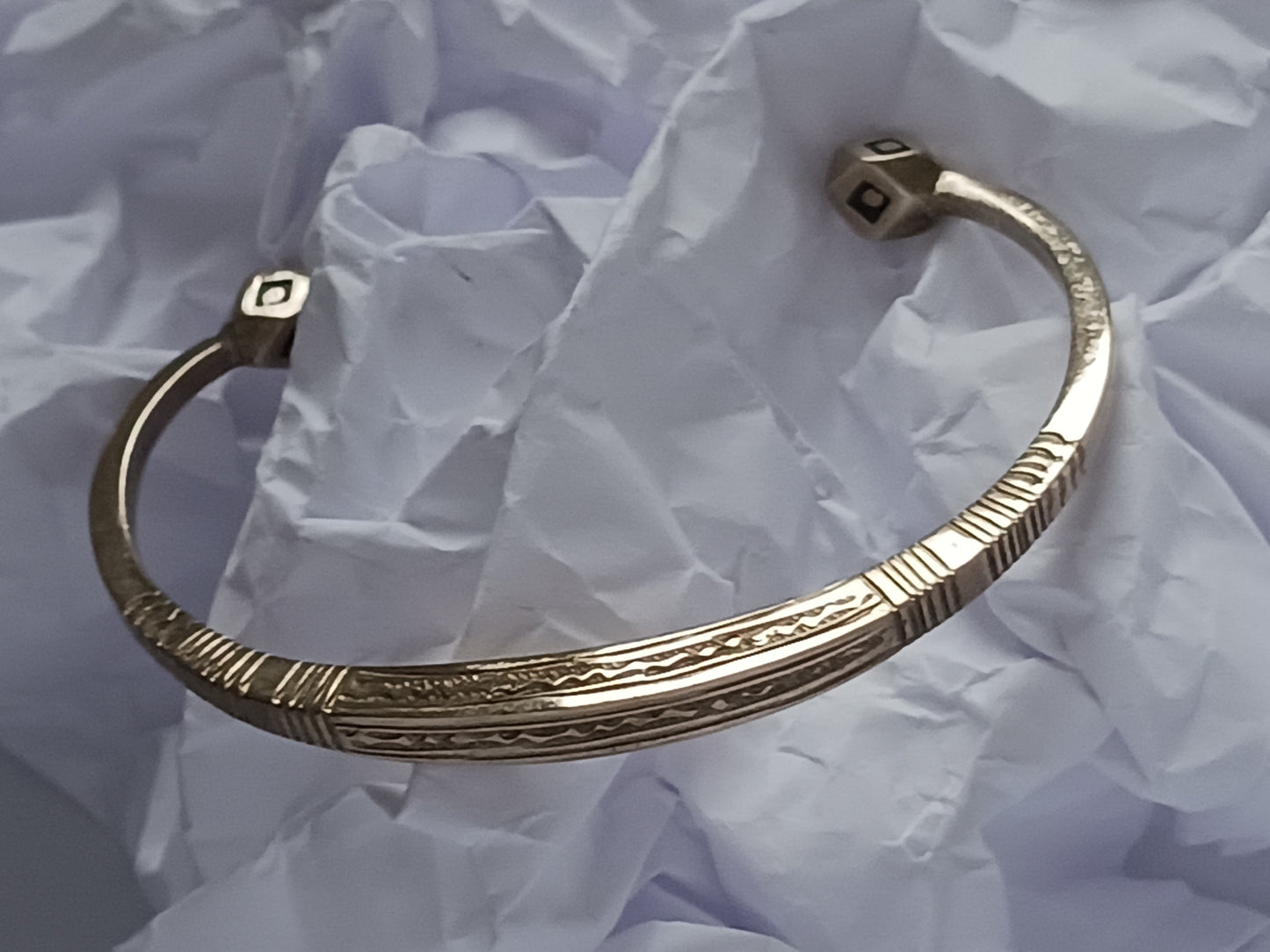 Bracelet touareg en bronze