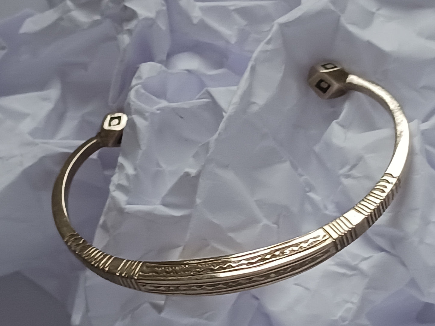 Bracelet touareg en bronze