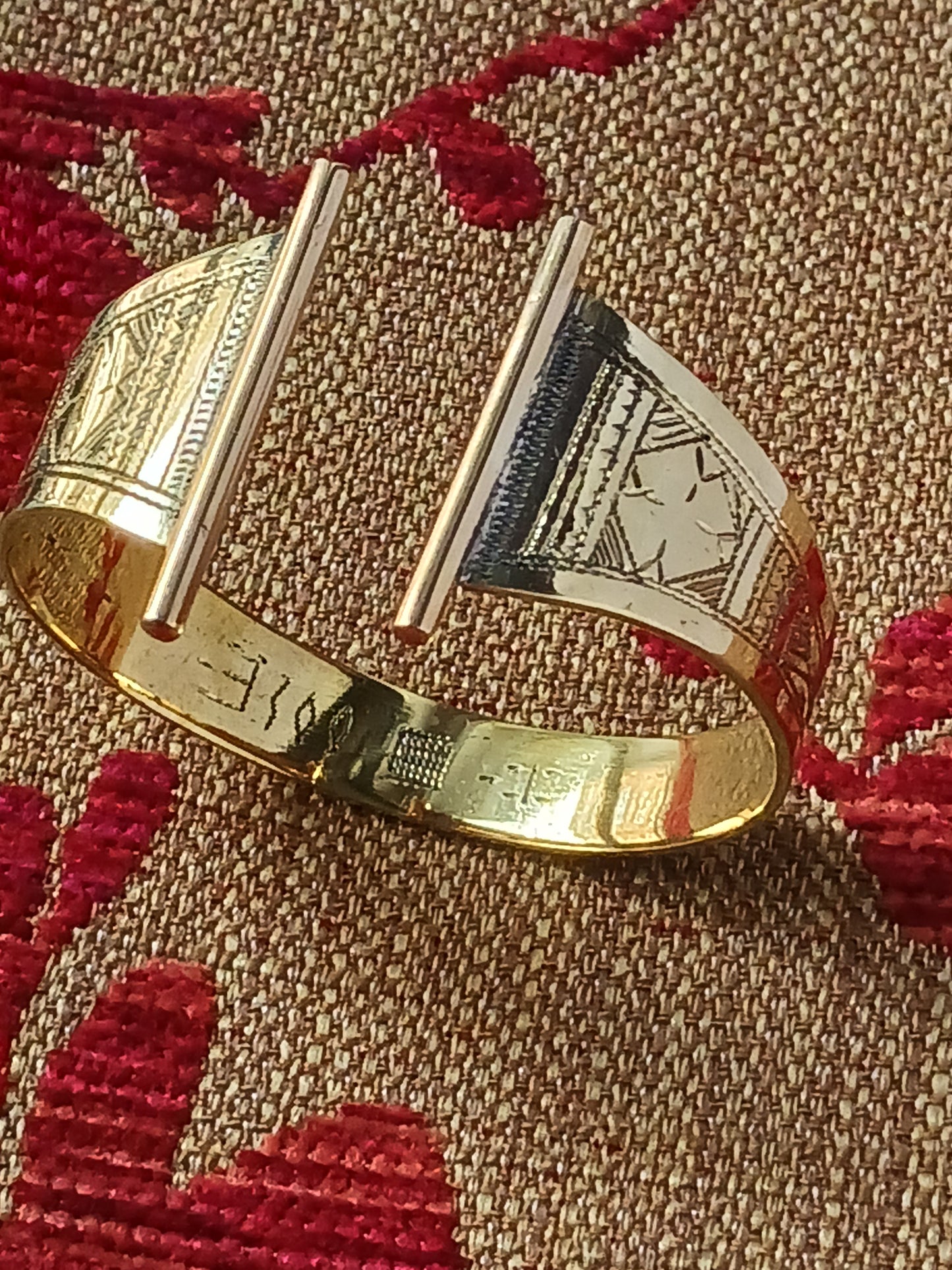 Bracelet touareg en bronze