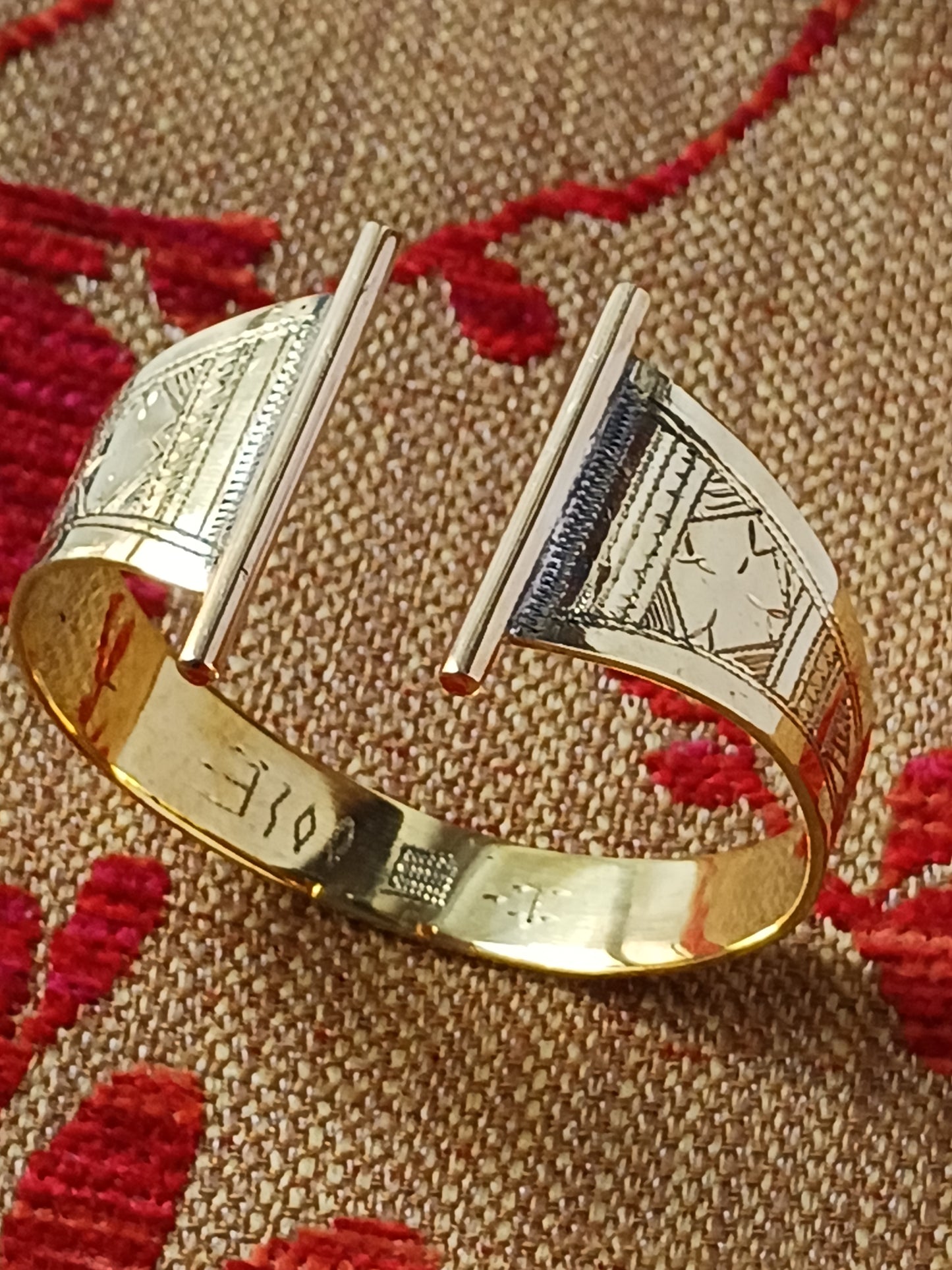 Bracelet touareg en bronze