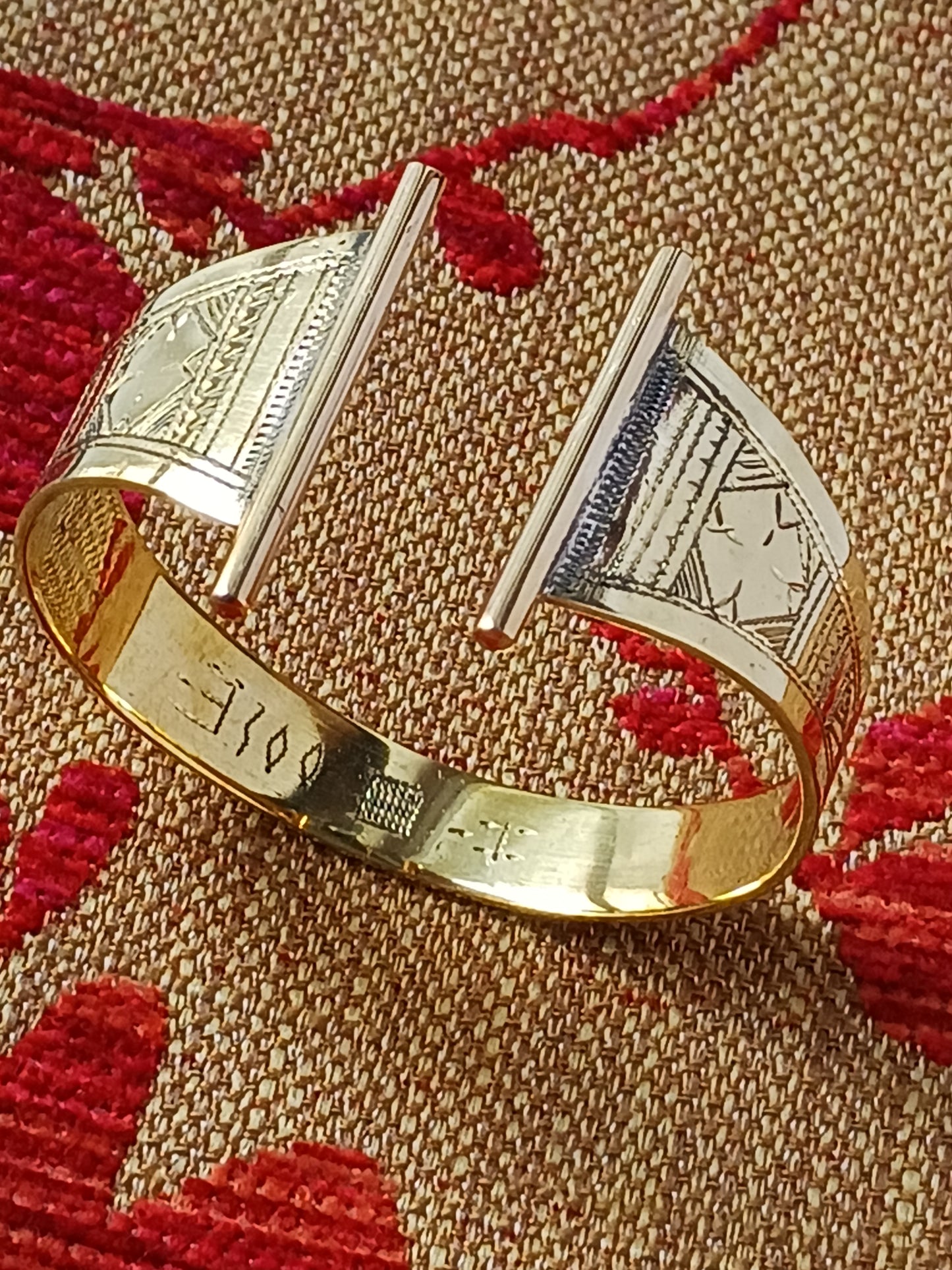 Bracelet touareg en bronze