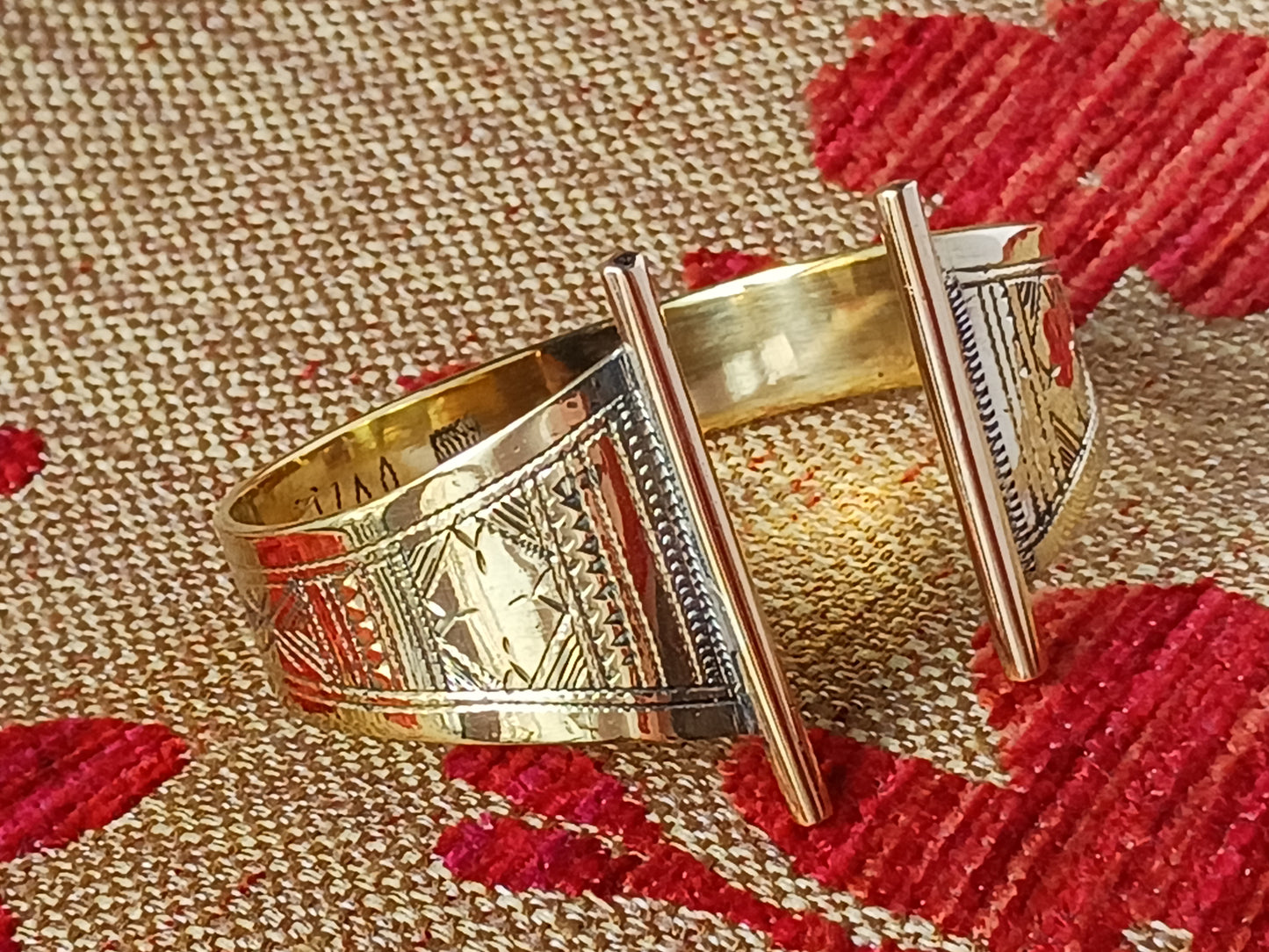 Bracelet touareg en bronze