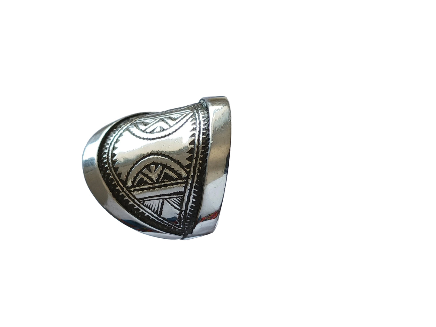 Bague touareg en argent massif