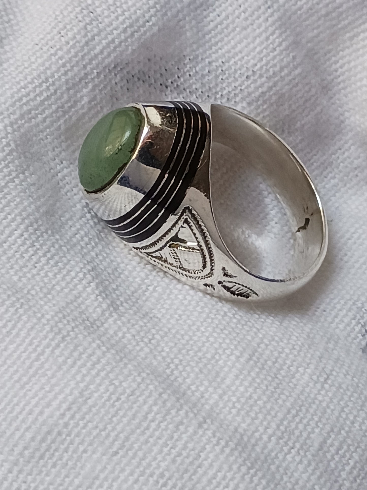 Bague touareg en argent massif