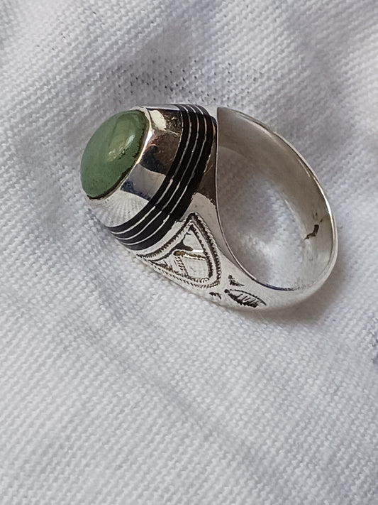 Bague touareg en argent massif