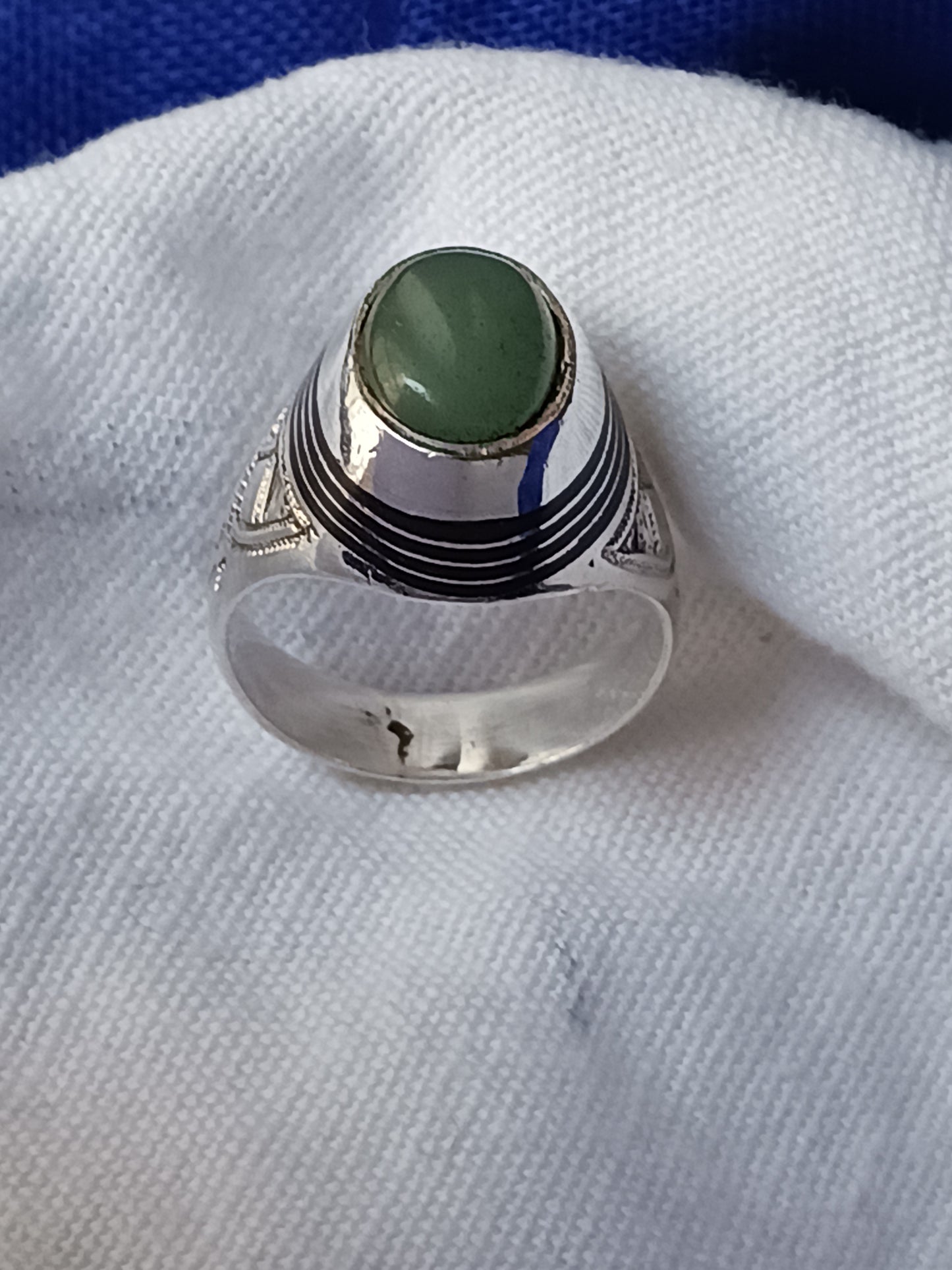 Bague touareg en argent massif