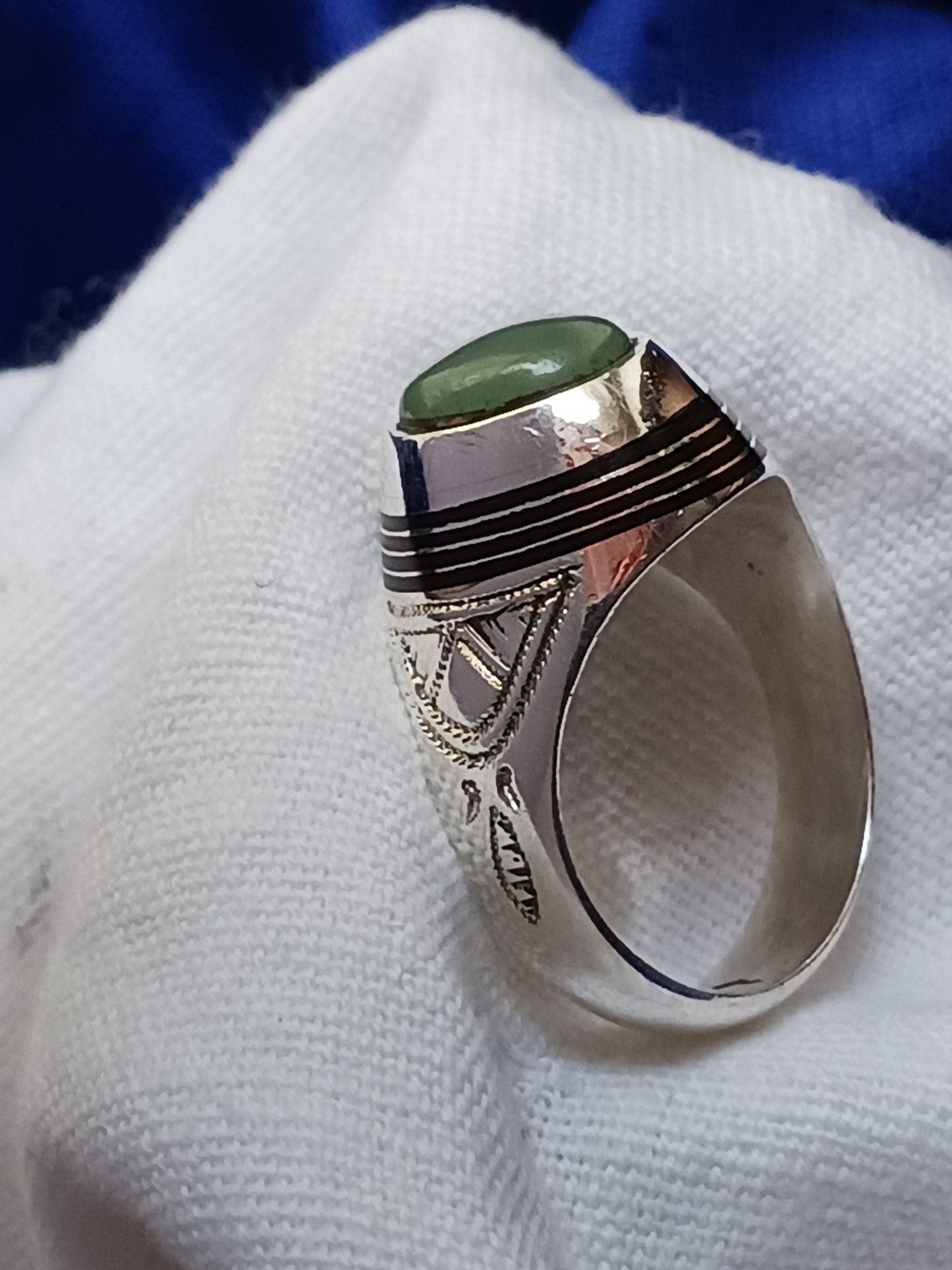Bague touareg en argent massif