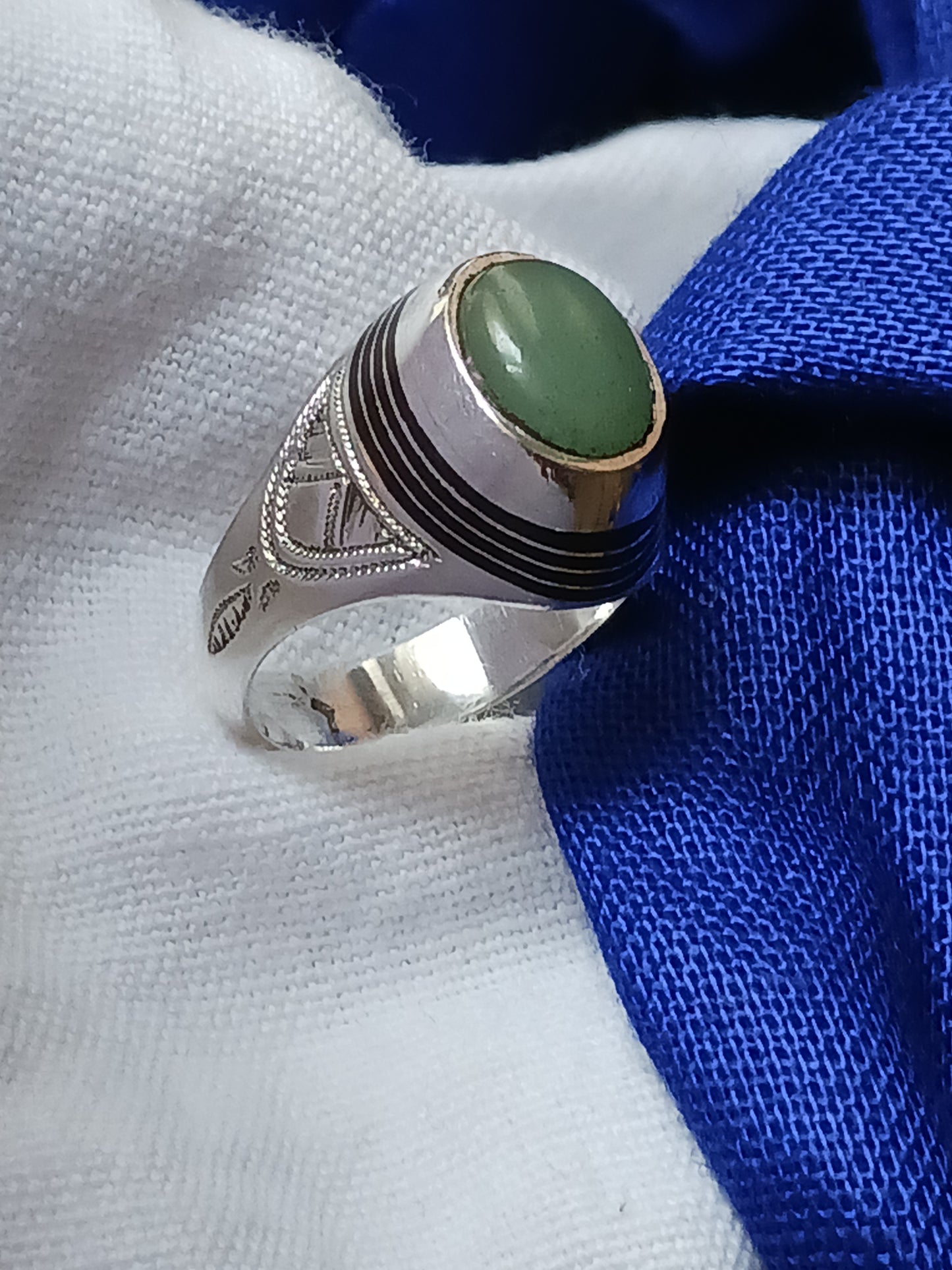 Bague touareg en argent massif