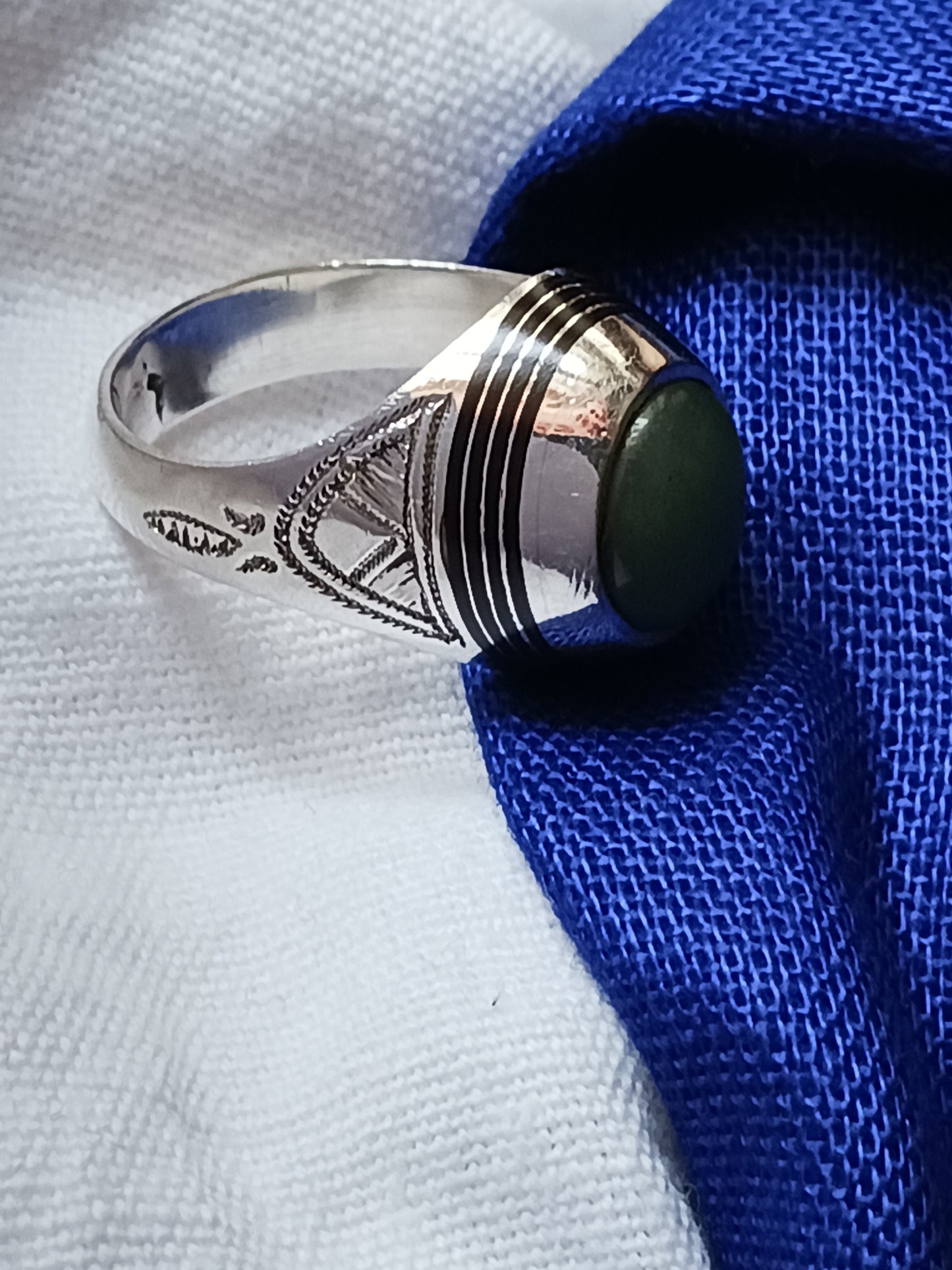Bague touareg en argent massif