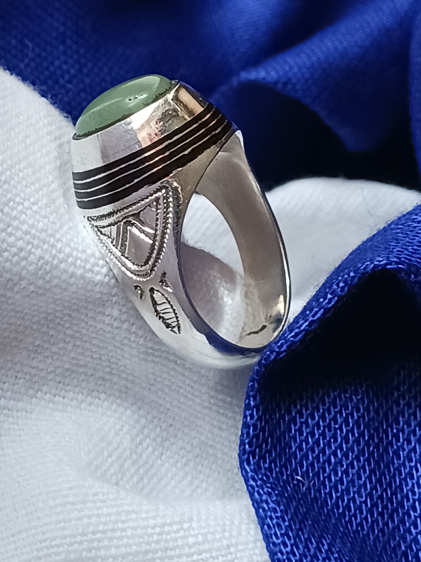 Bague touareg en argent massif
