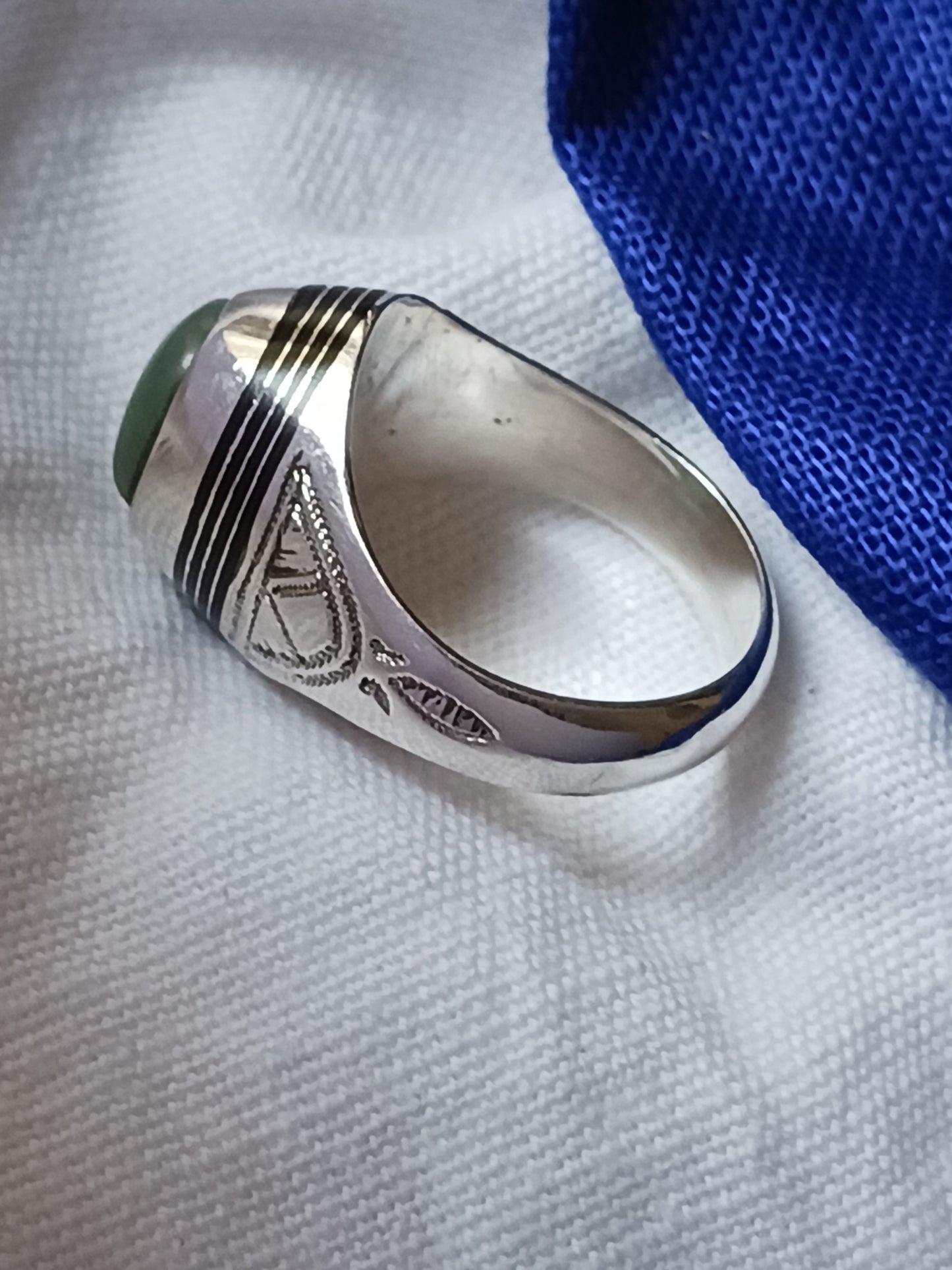 Bague touareg en argent massif