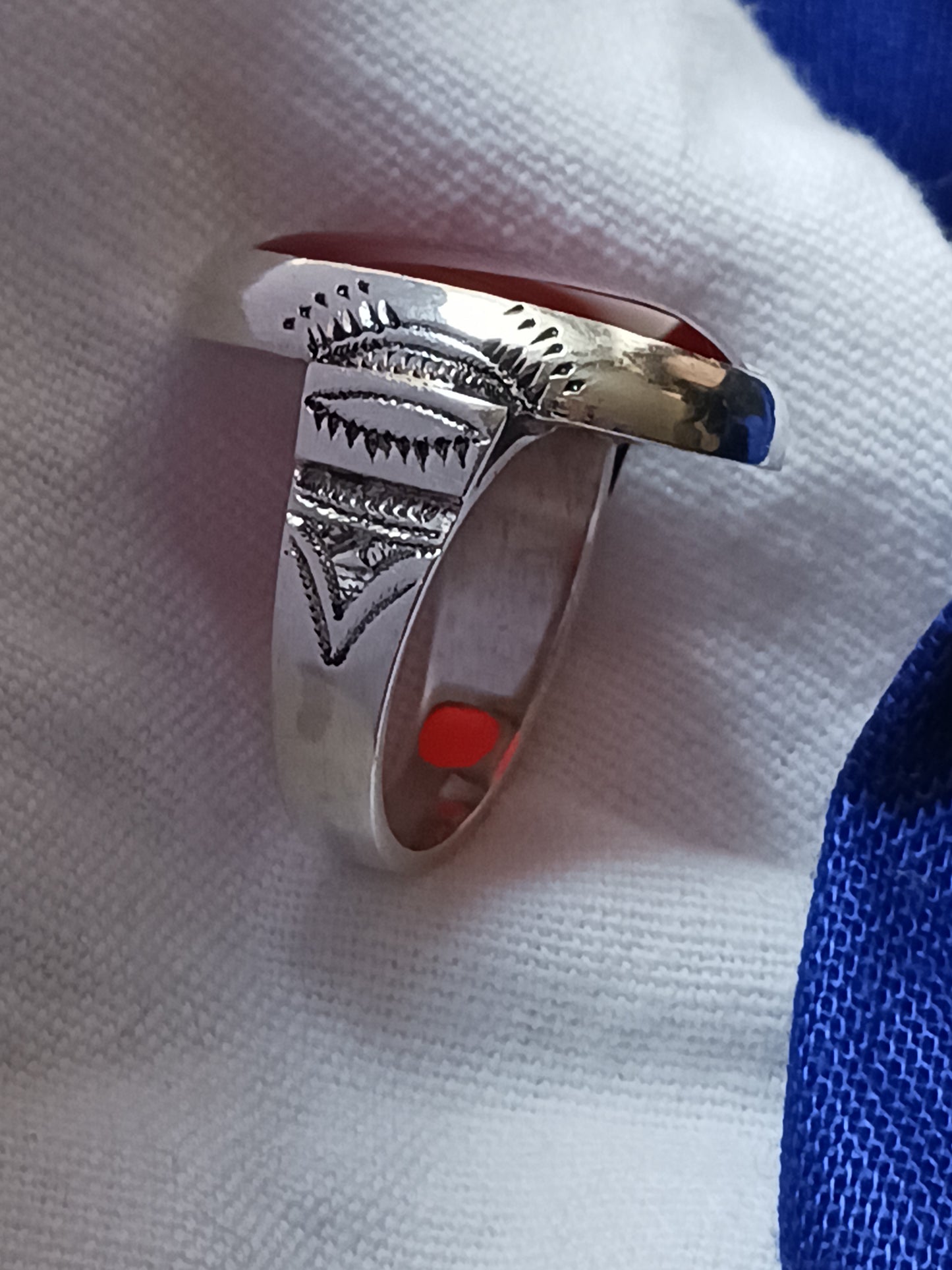 Bague touareg en argent massif