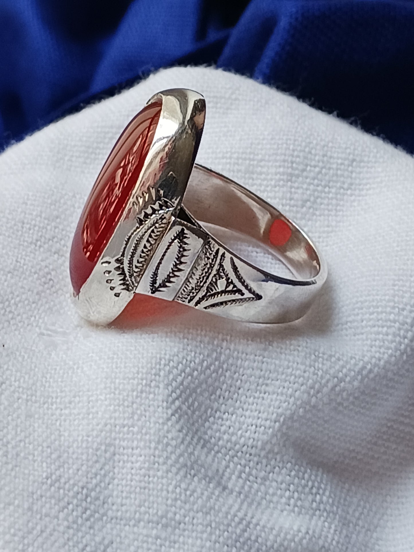 Bague touareg en argent massif