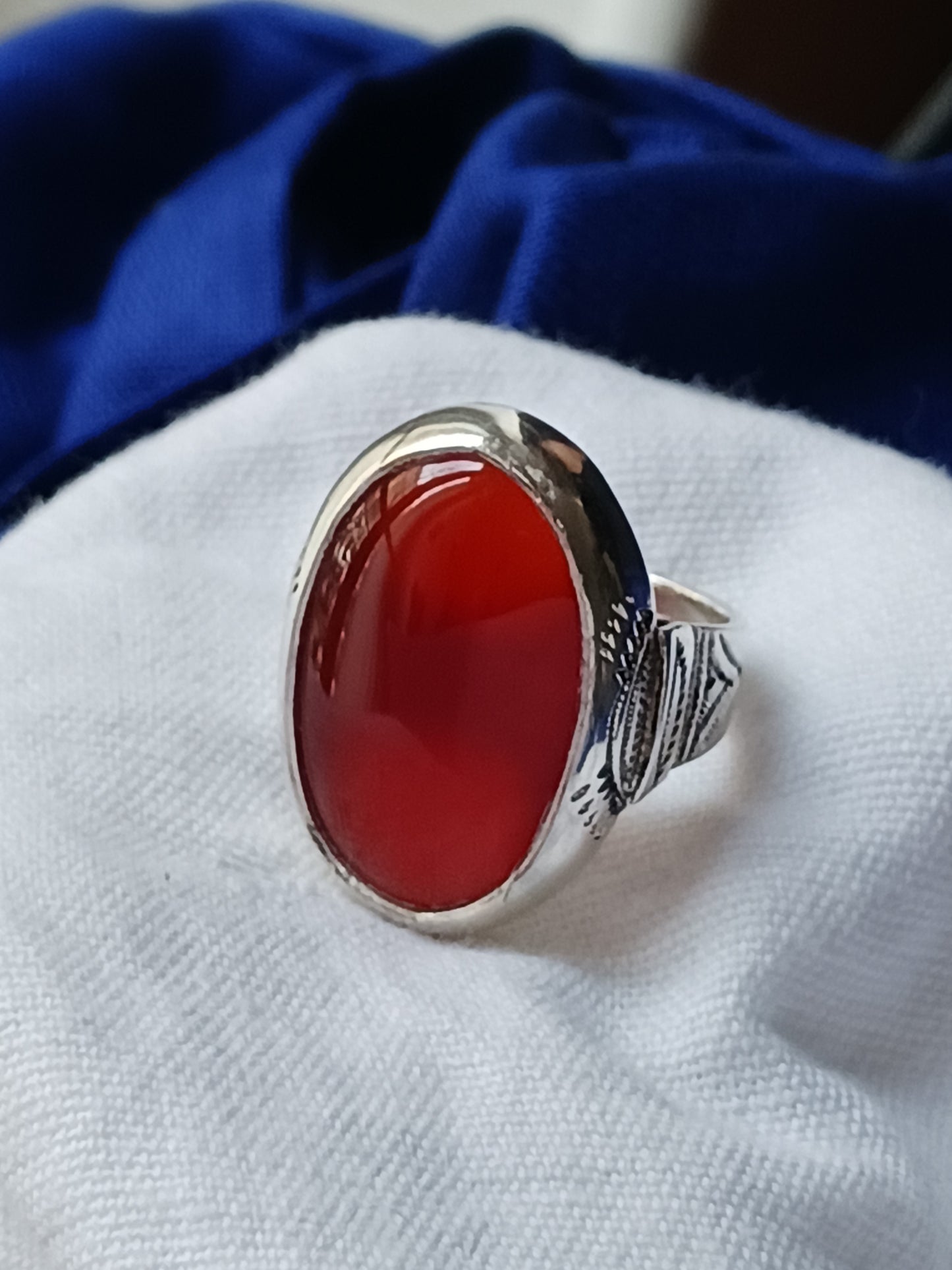 Bague touareg en argent massif