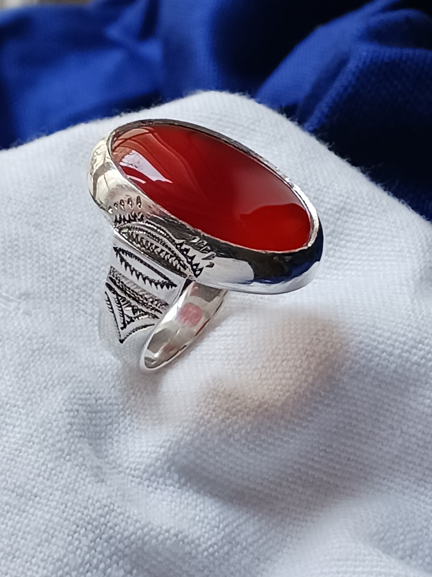 Bague touareg en argent massif