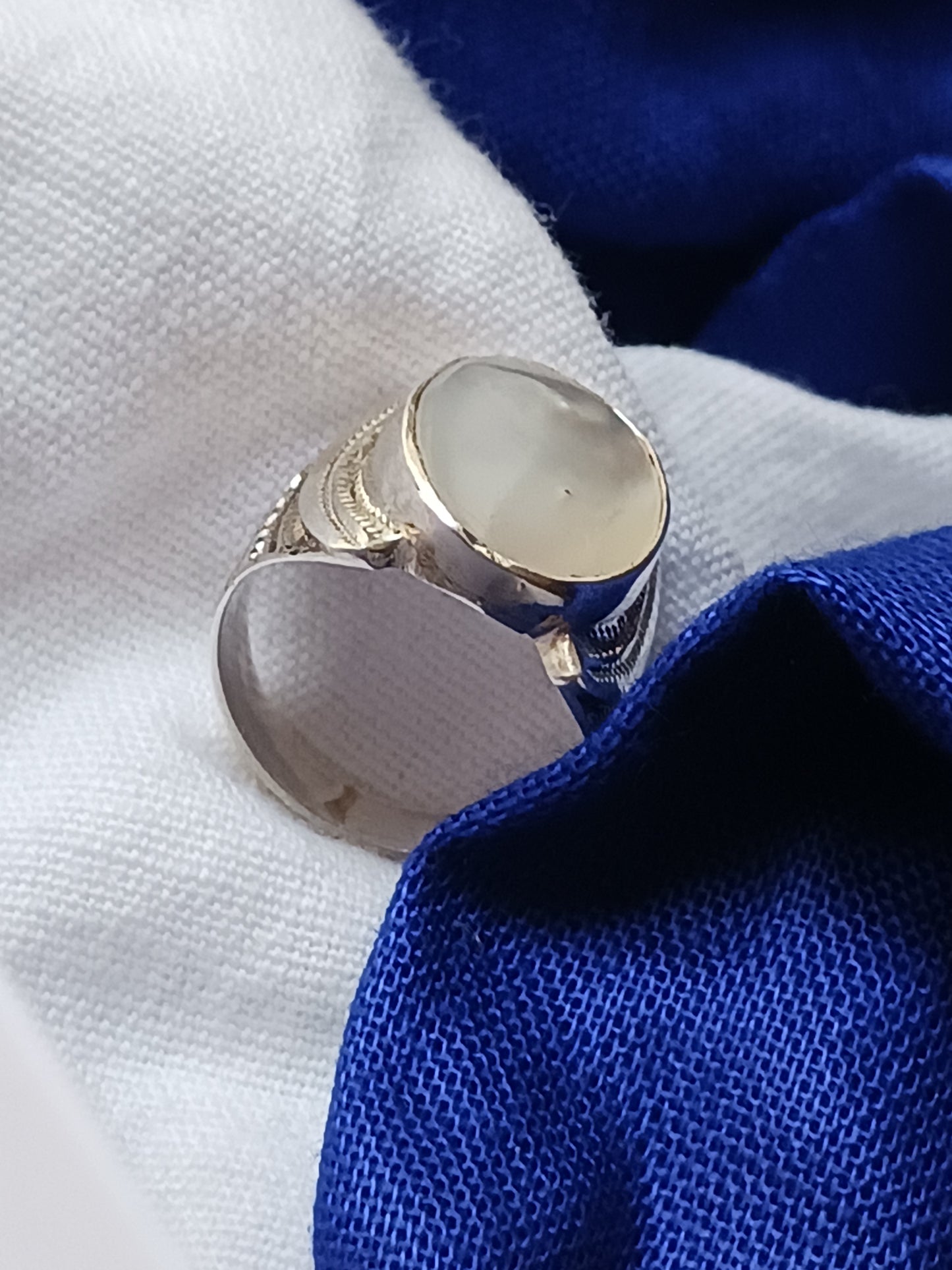 Bague touareg en argent massif
