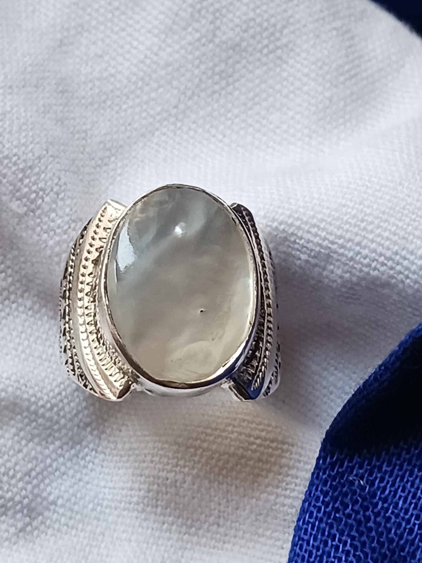 Bague touareg en argent massif