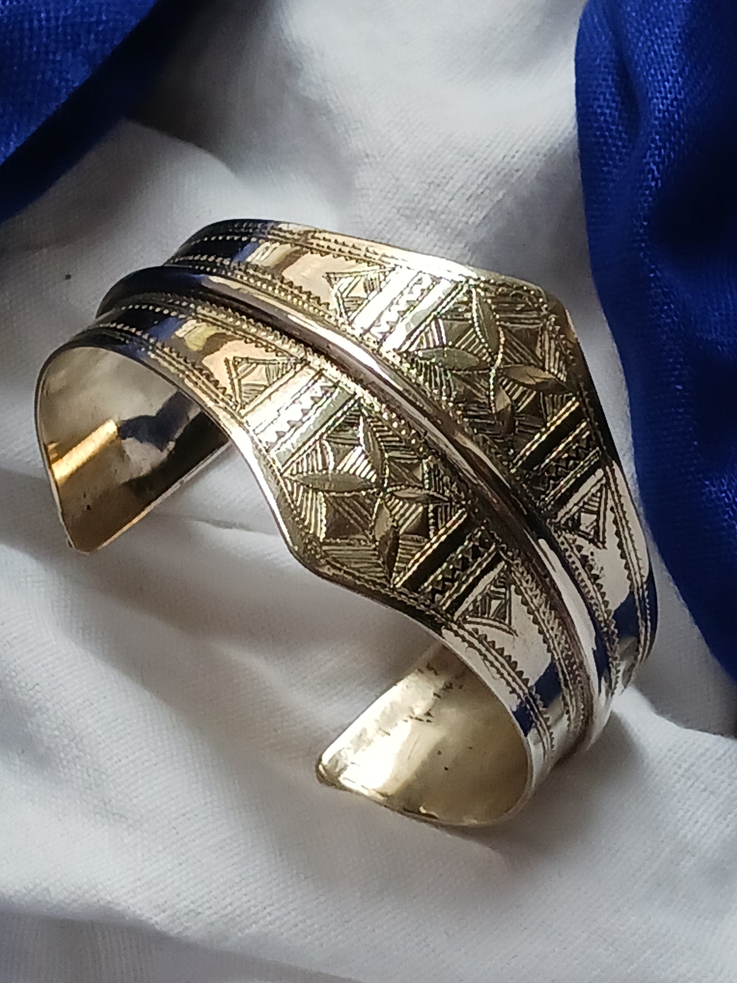 Bracelet touareg en laiton