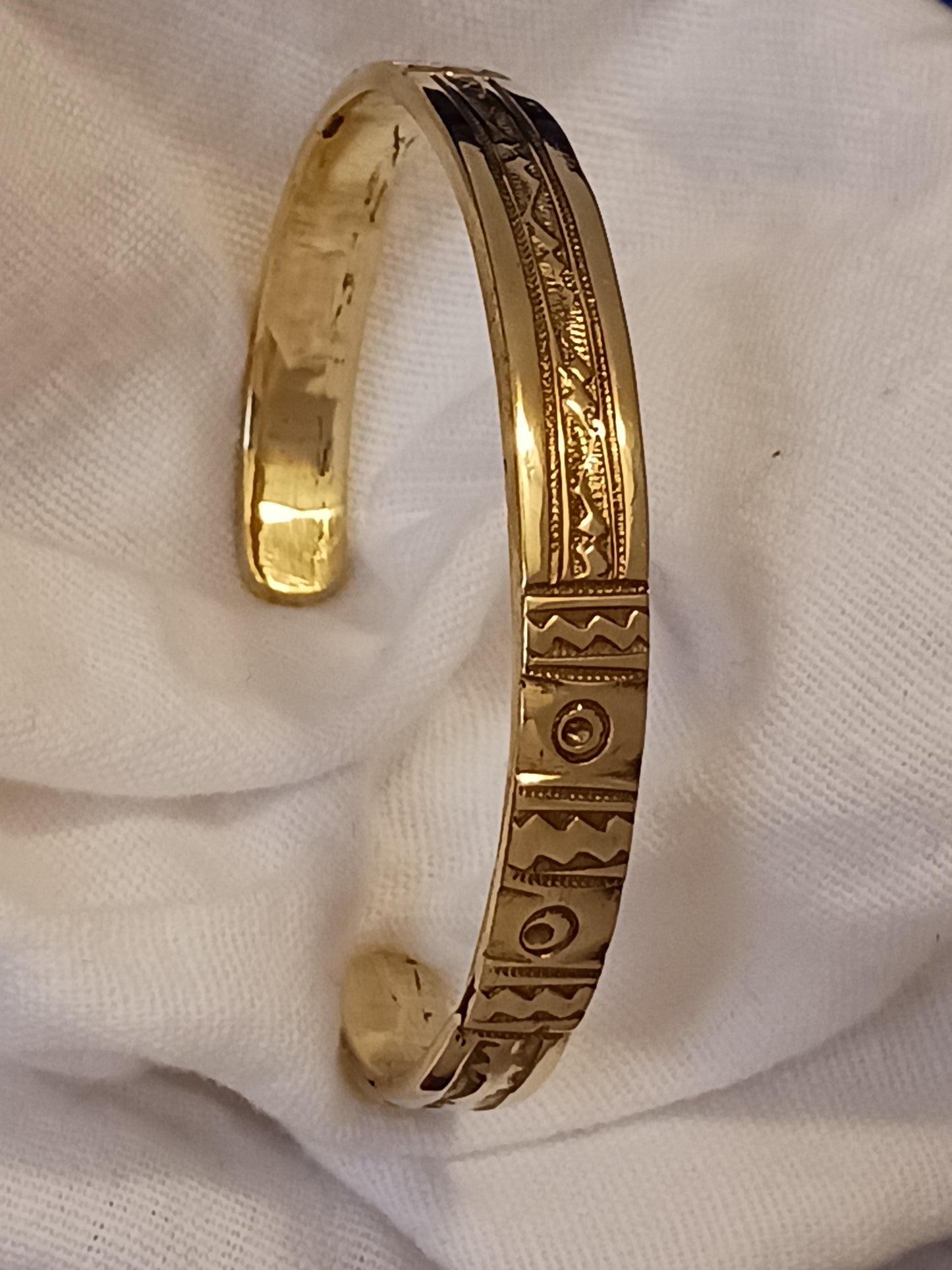 Bracelet touareg en bronze