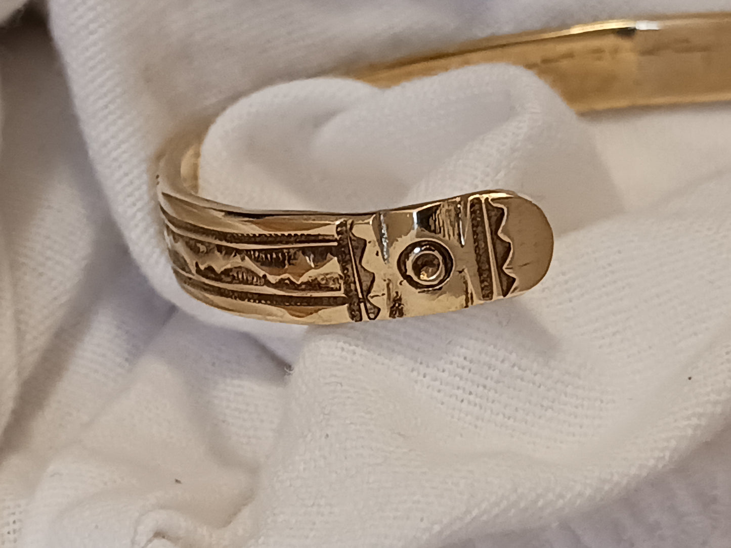 Bracelet touareg en bronze