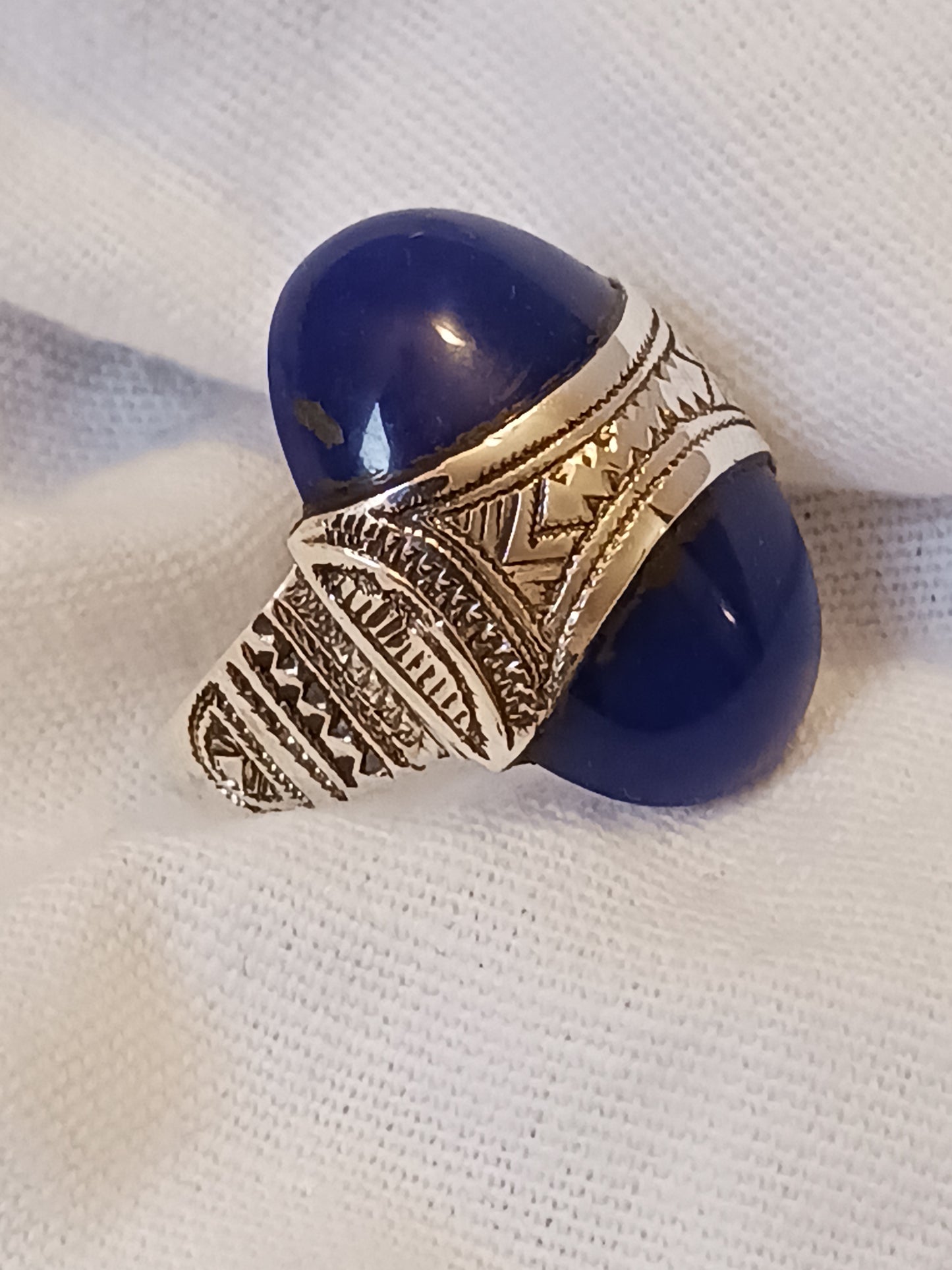 Bague touareg en argent massif