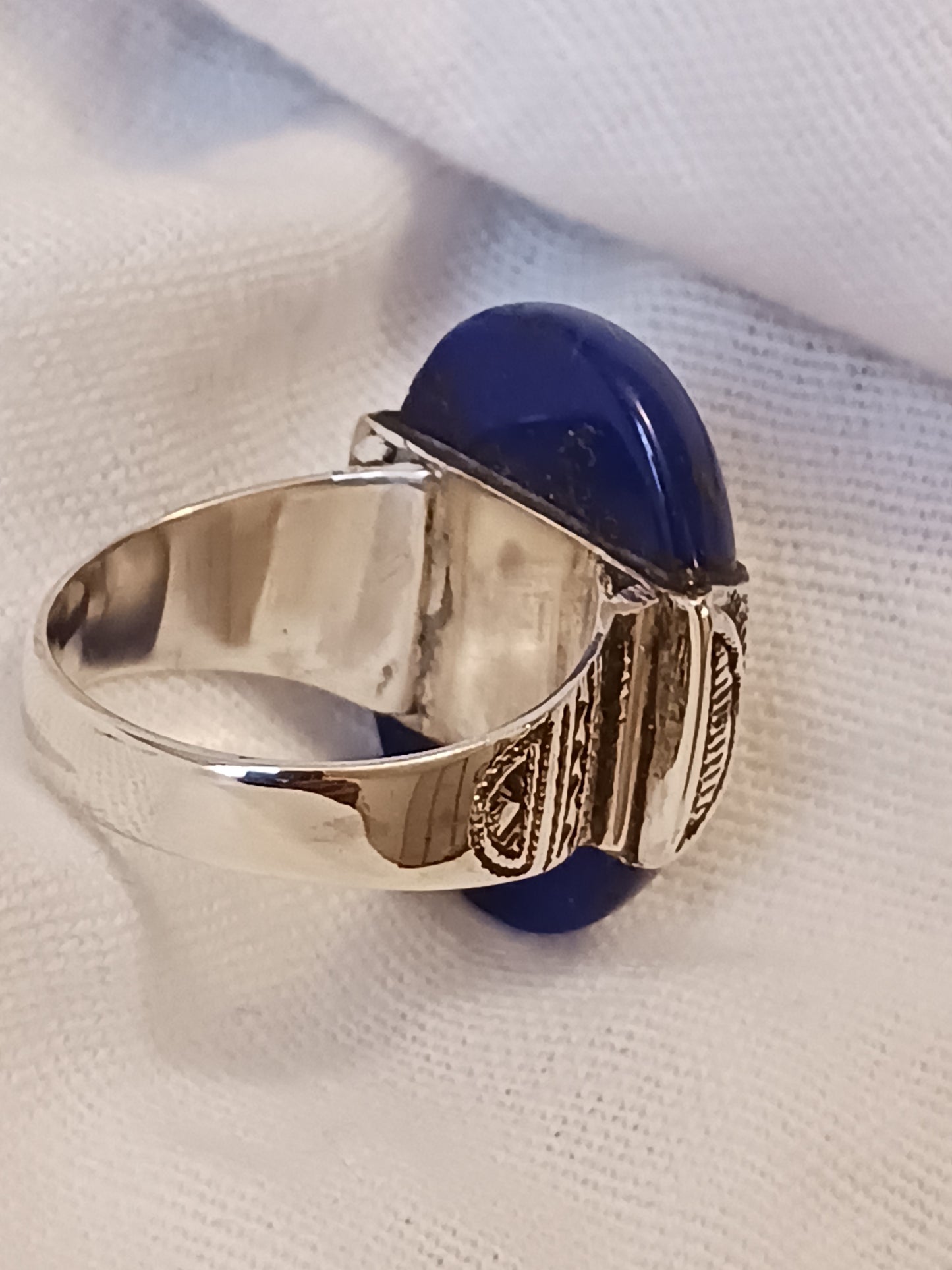 Bague touareg en argent massif
