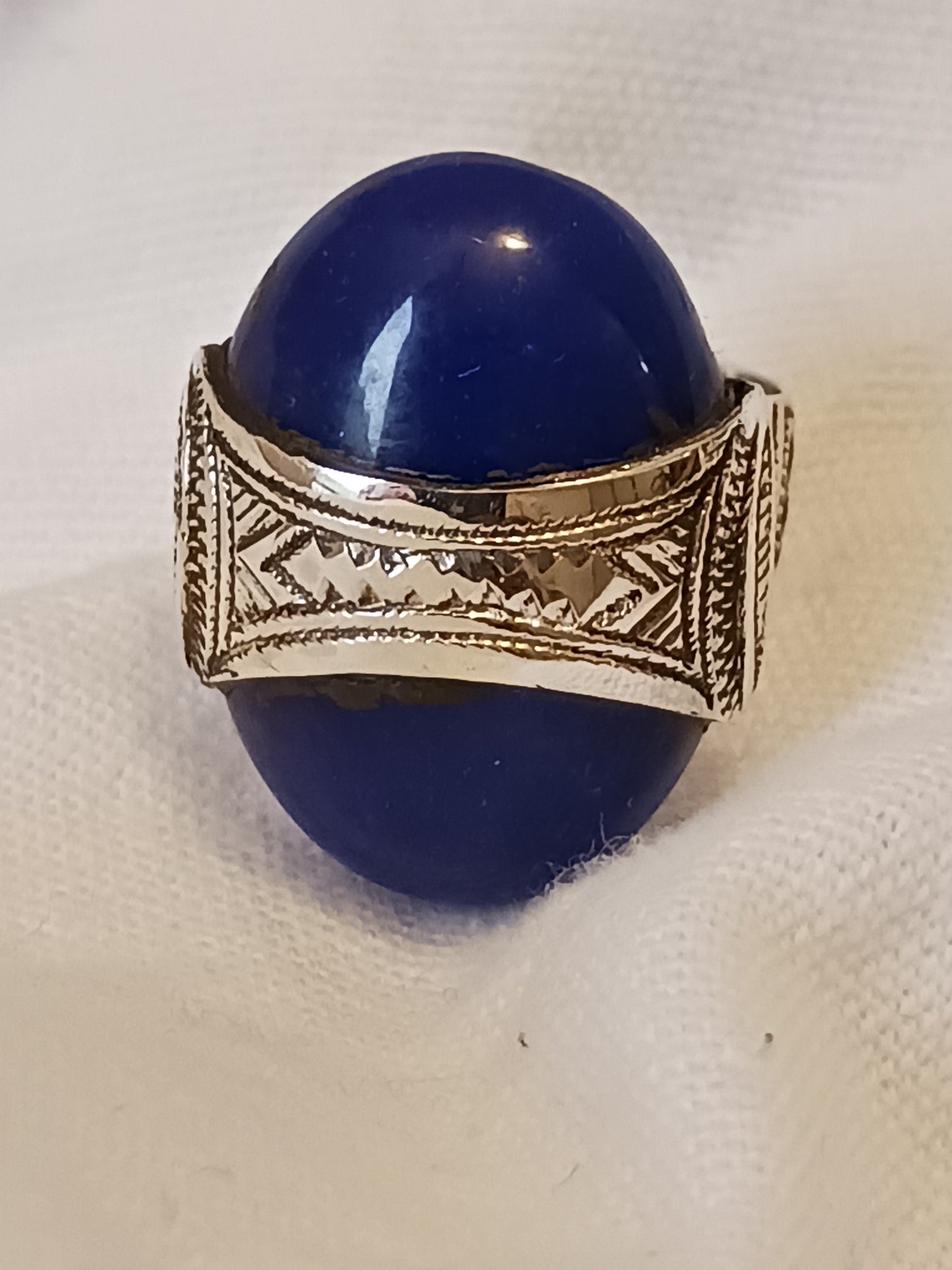 Bague touareg en argent massif