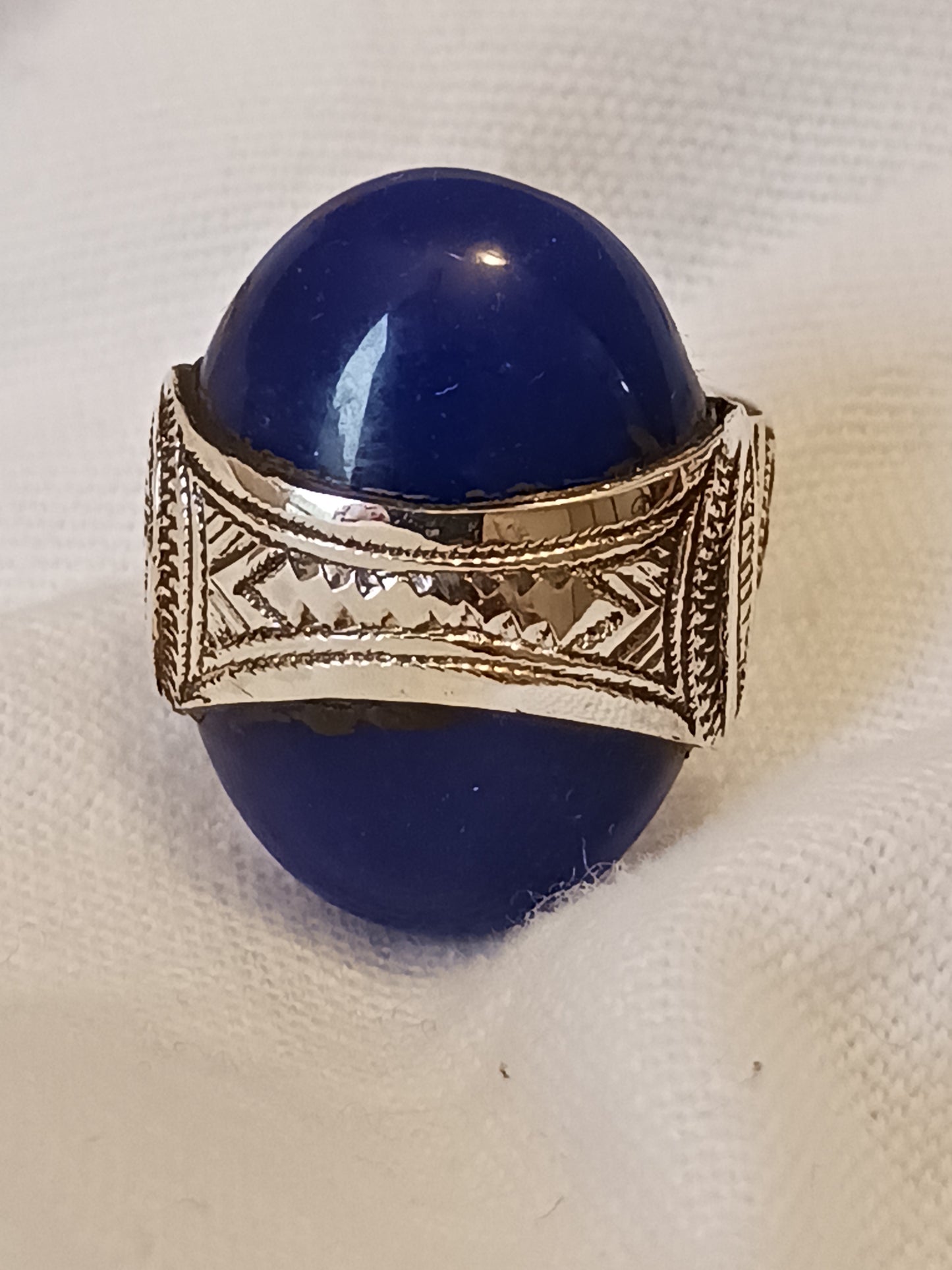Bague touareg en argent massif