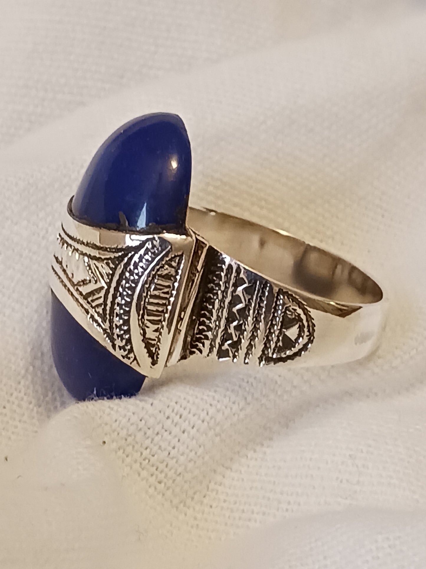 Bague touareg en argent massif
