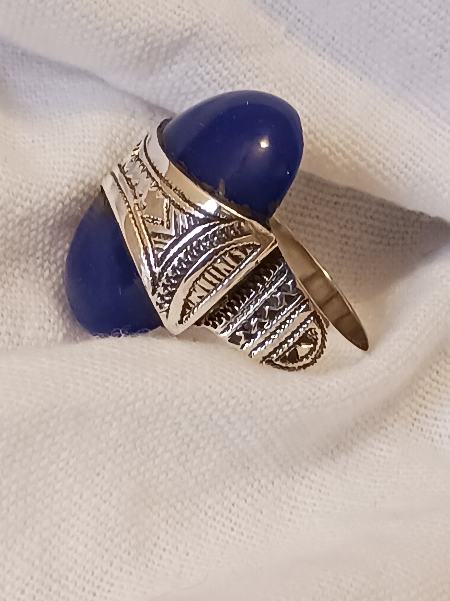 Bague touareg en argent massif