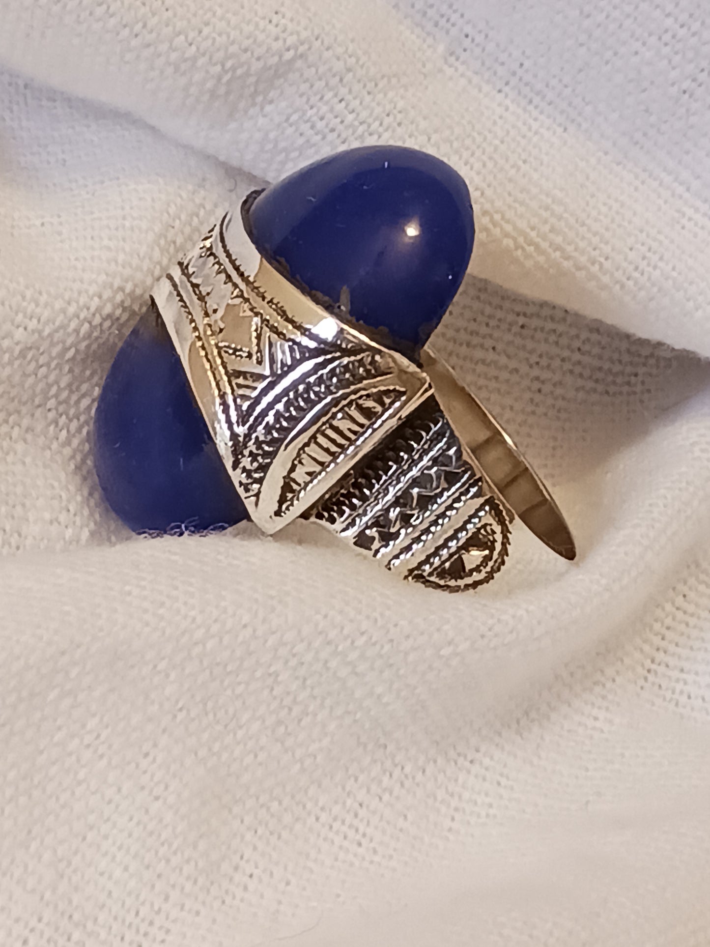Bague touareg en argent massif