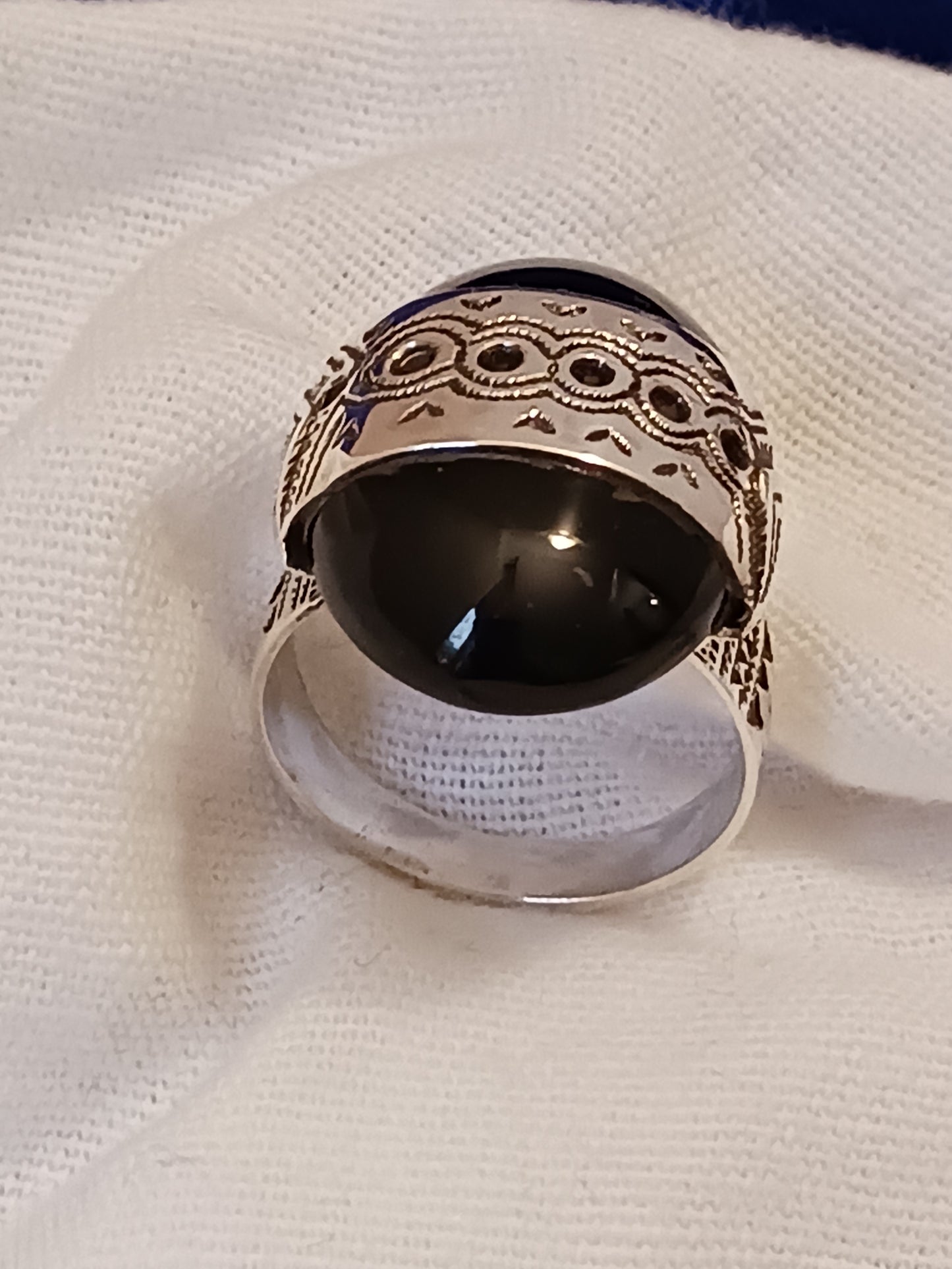 Bague touareg en argent massif