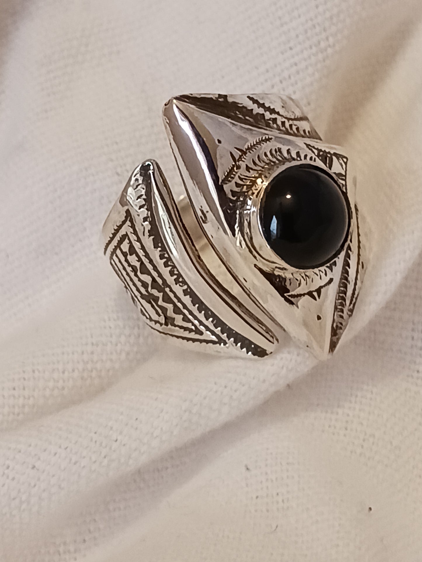 Bague touareg en argent massif