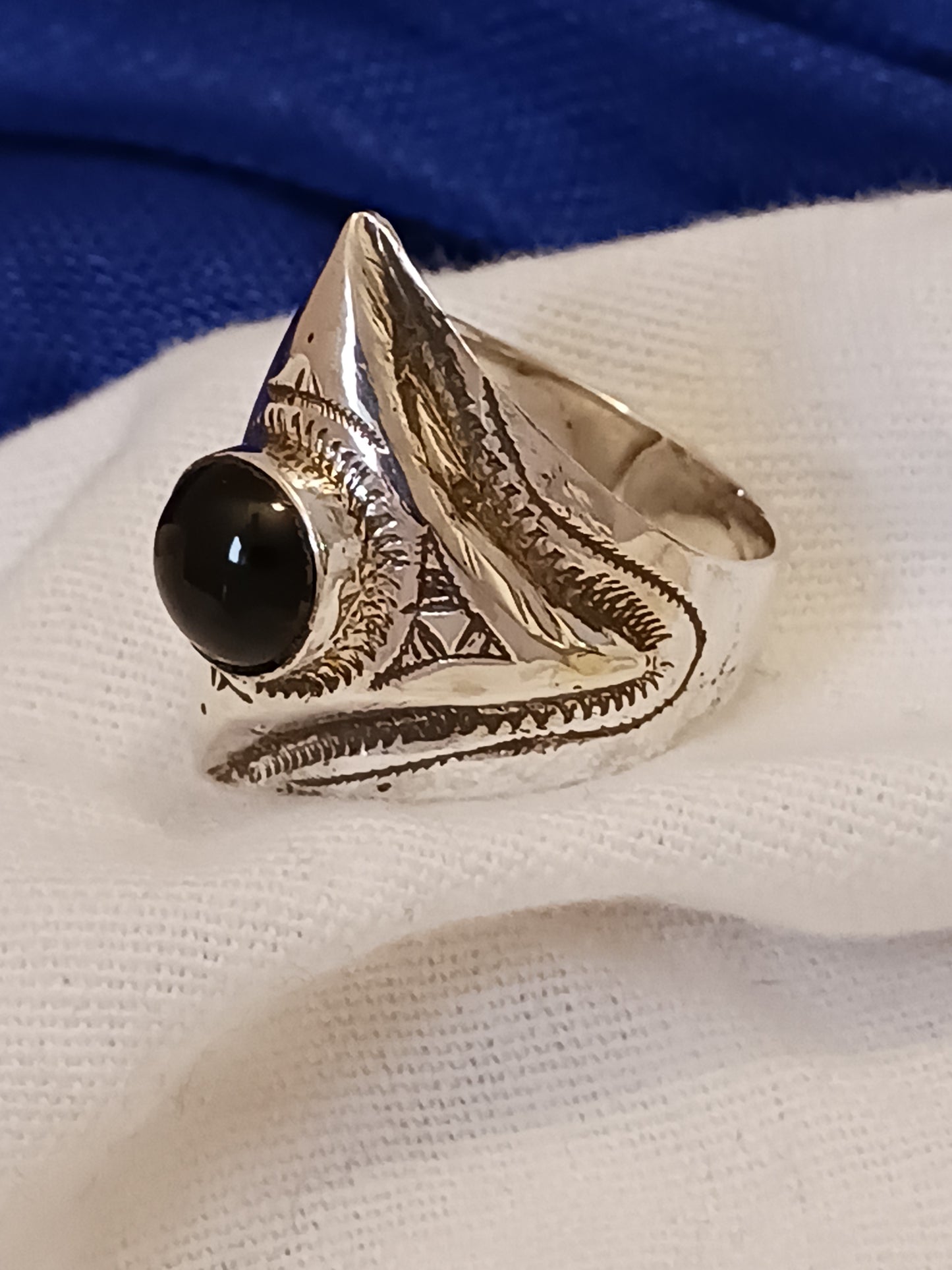 Bague touareg en argent massif