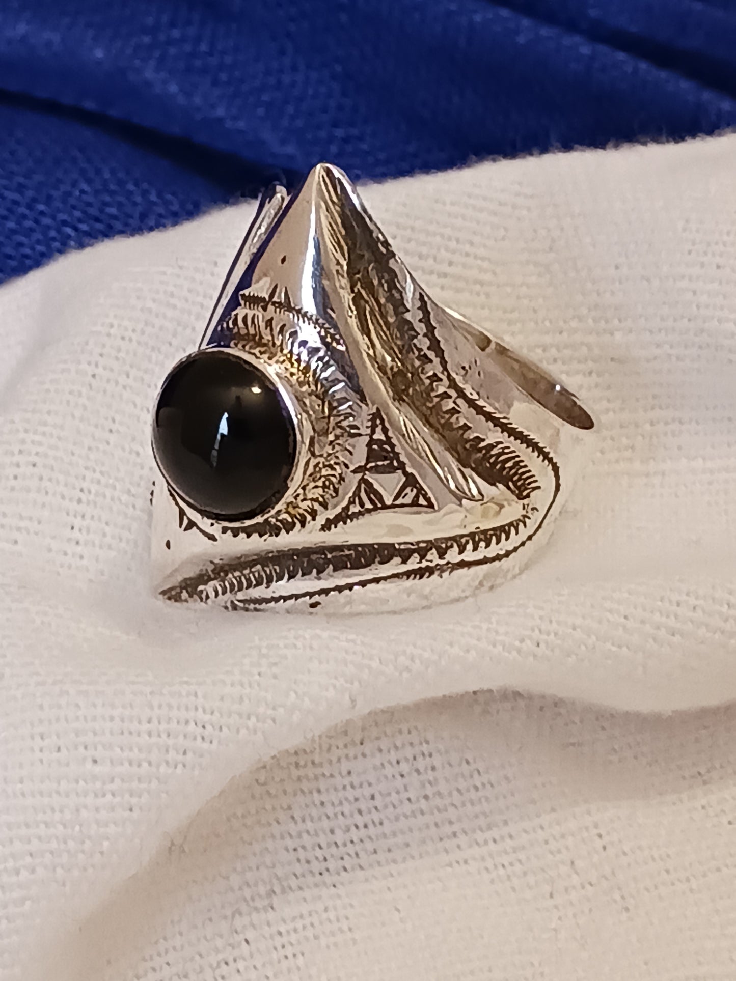 Bague touareg en argent massif