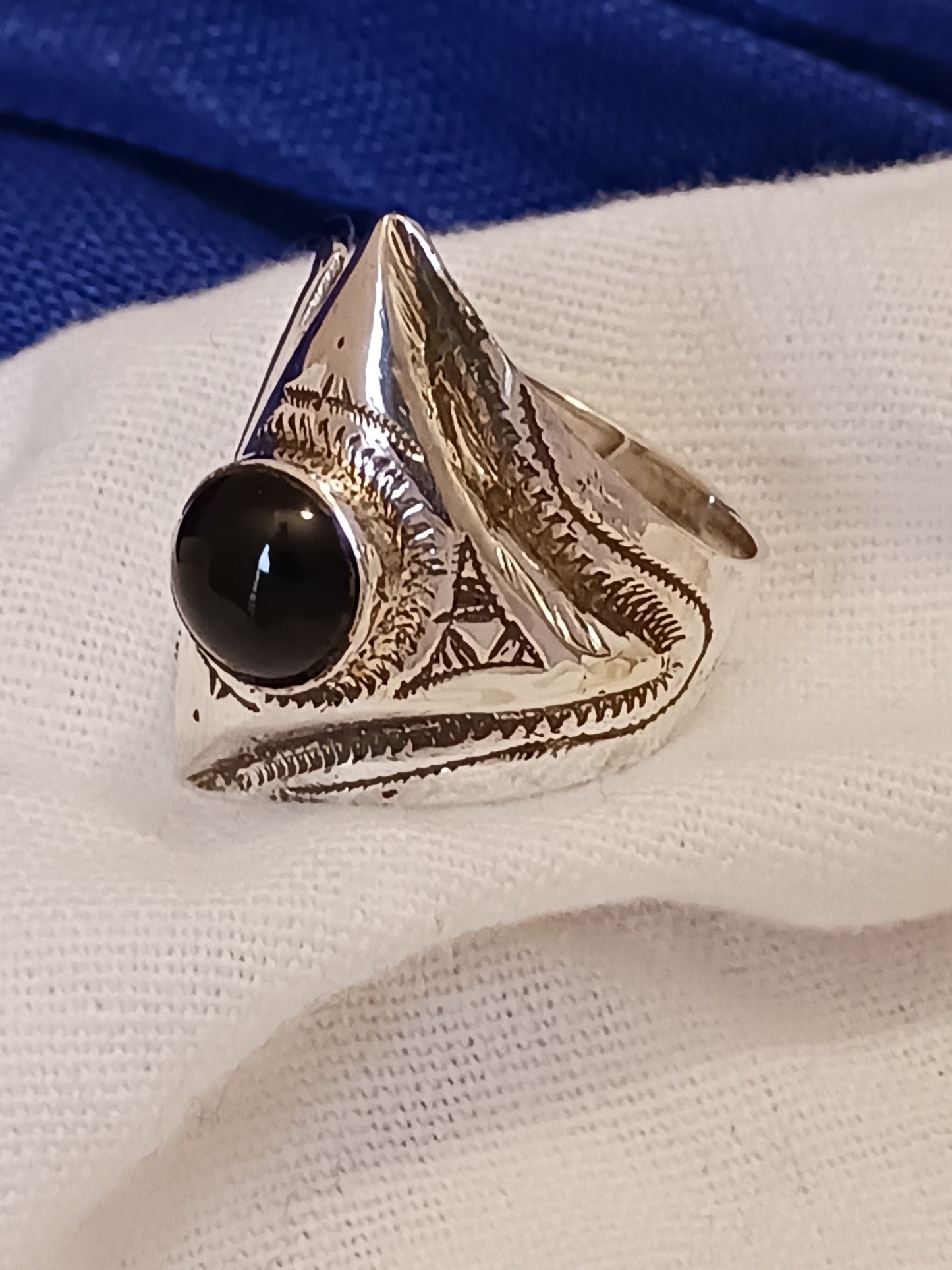 Bague touareg en argent massif