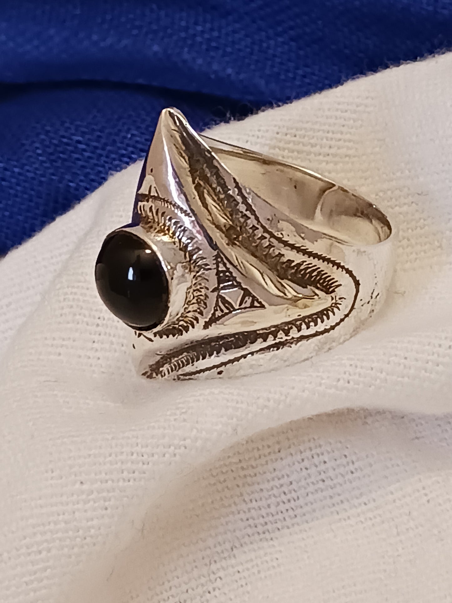 Bague touareg en argent massif