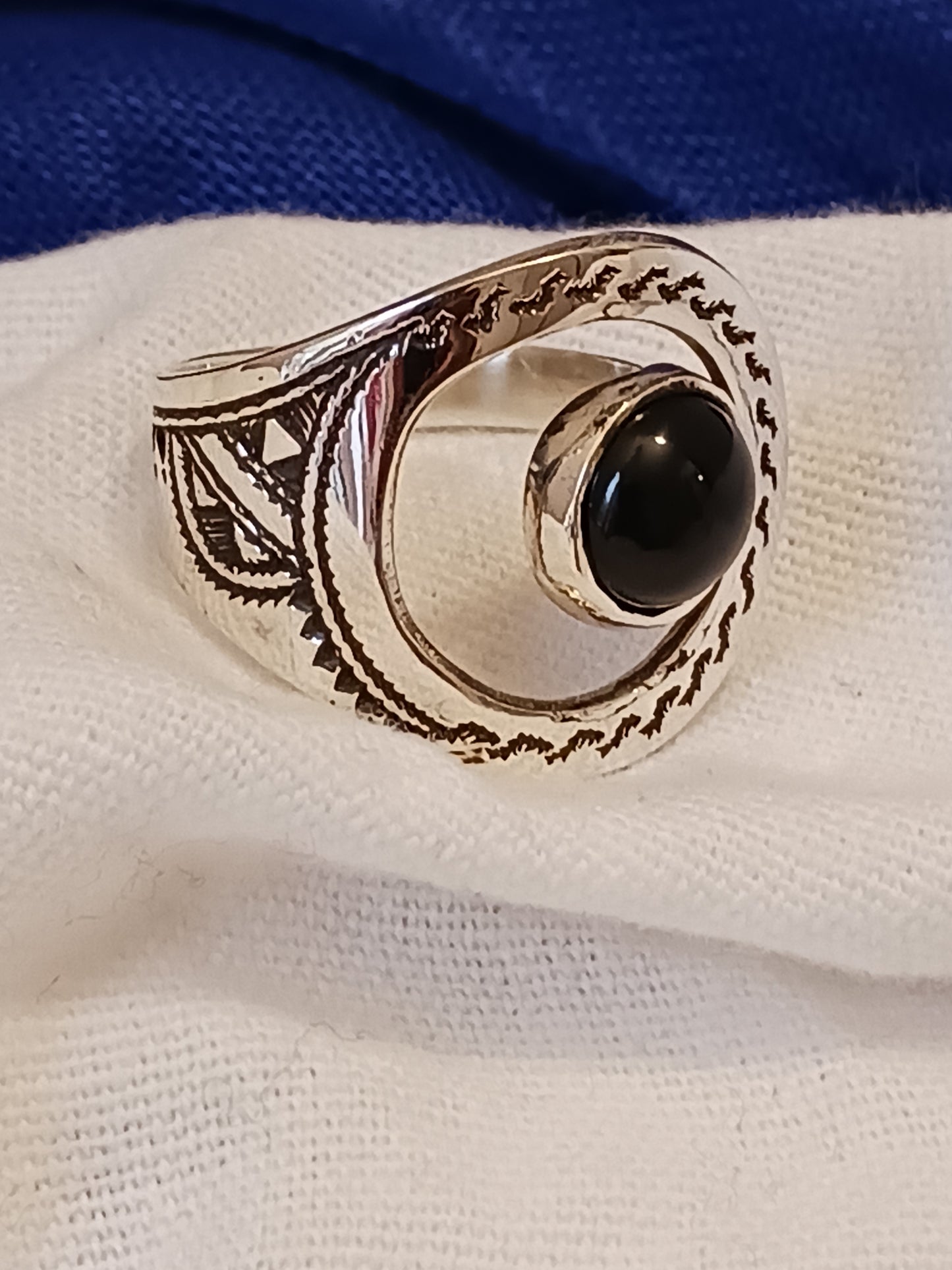 Bague touareg en argent massif
