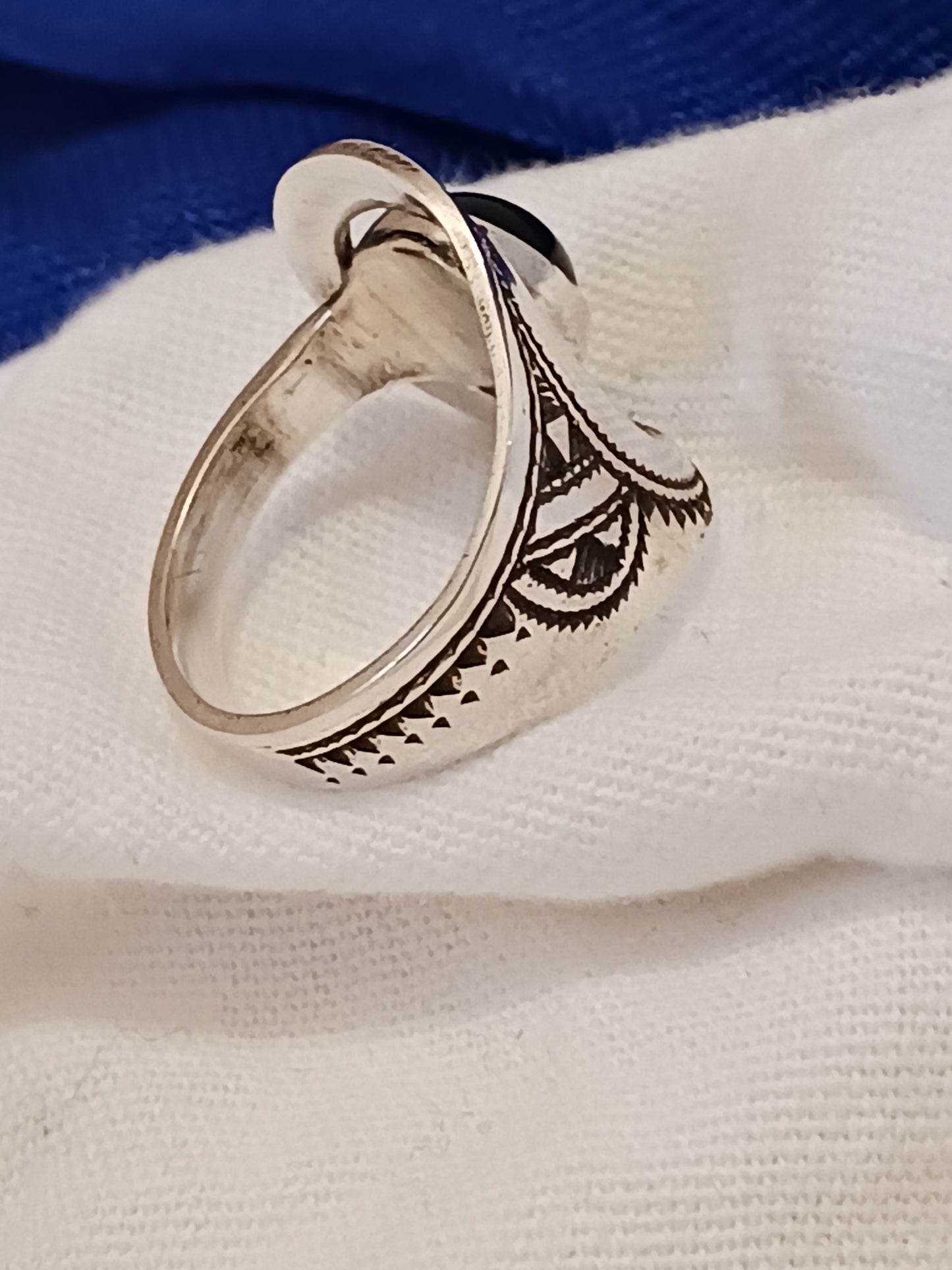Bague touareg en argent massif