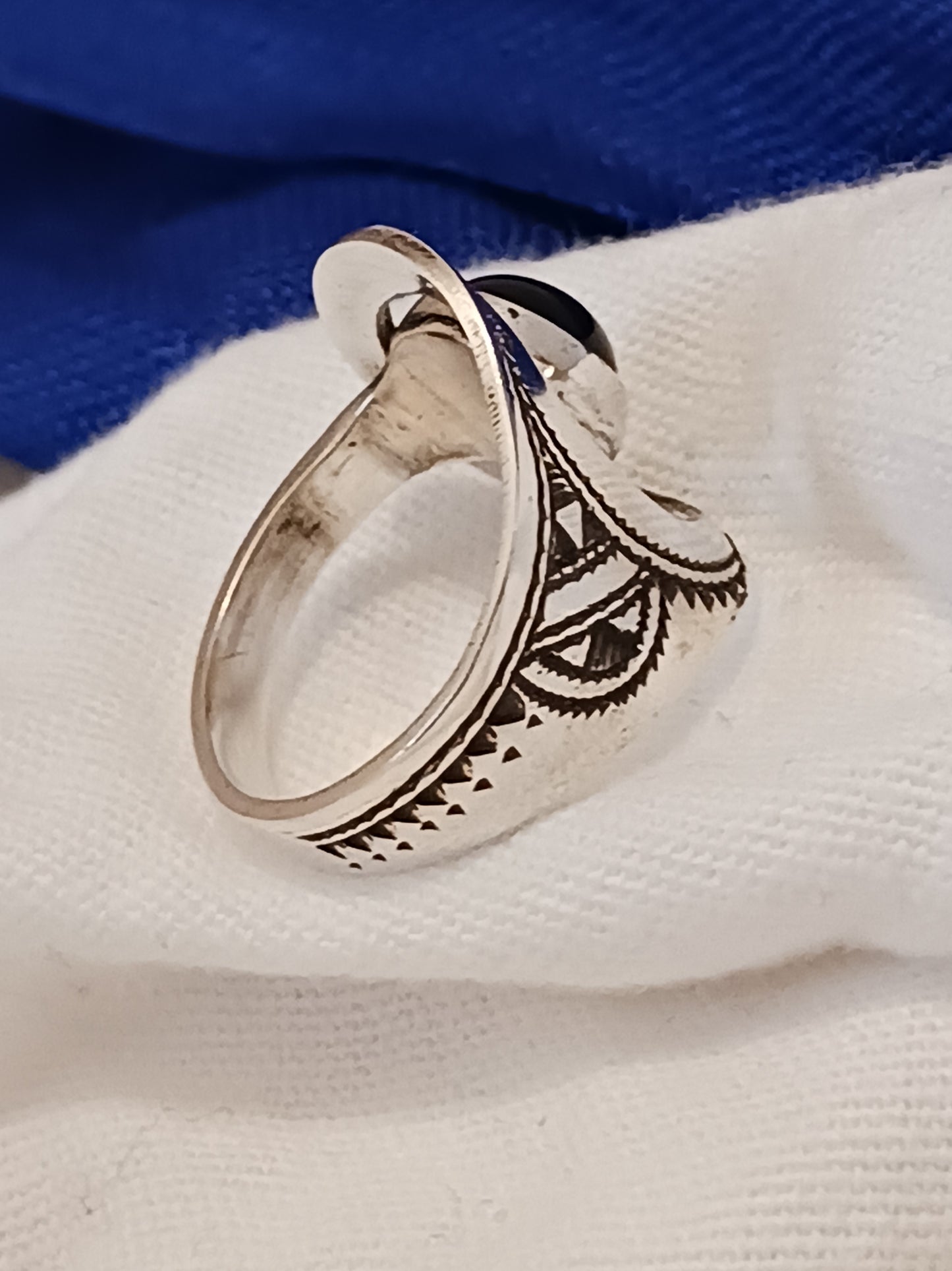 Bague touareg en argent massif