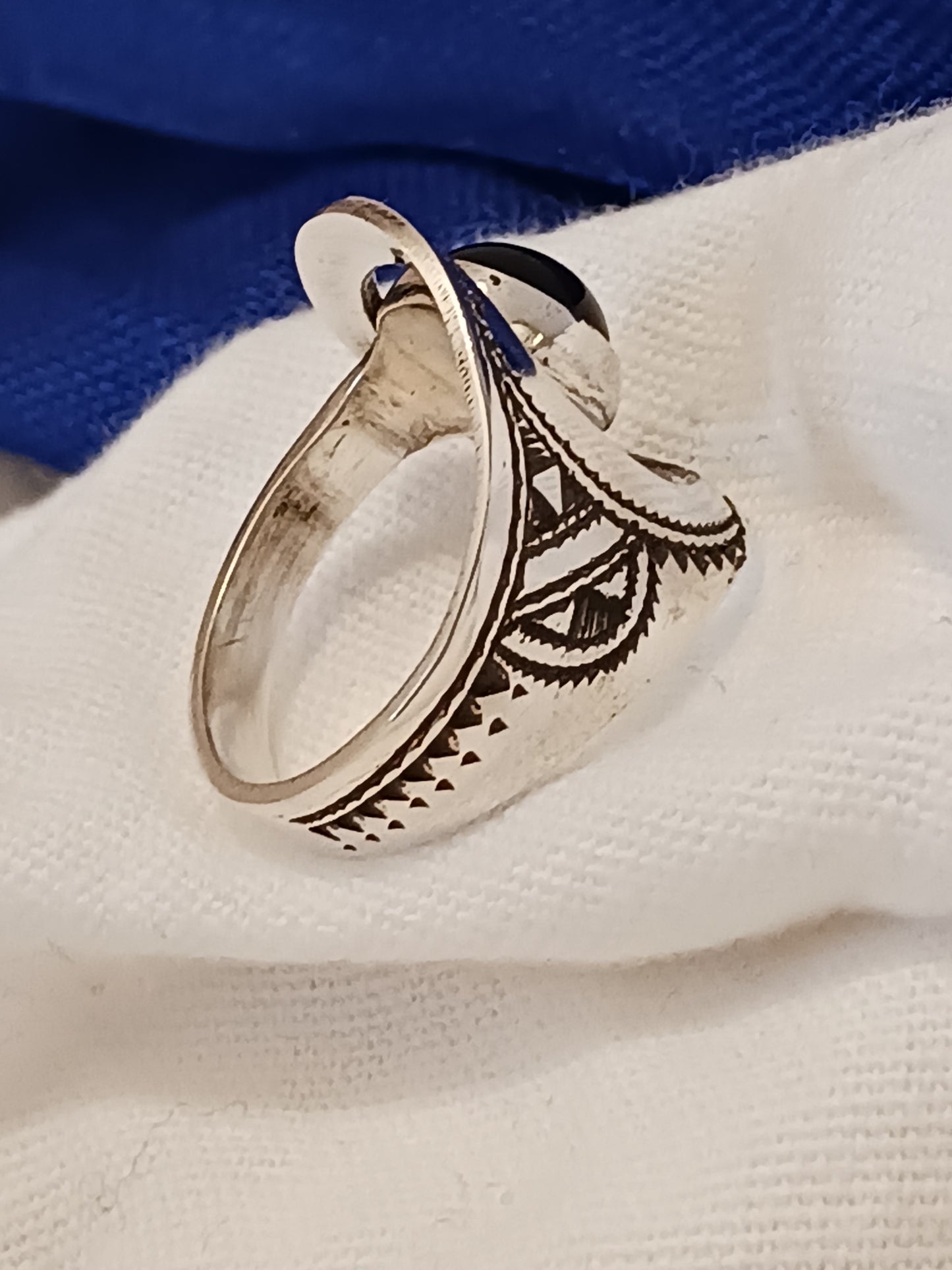 Bague touareg en argent massif