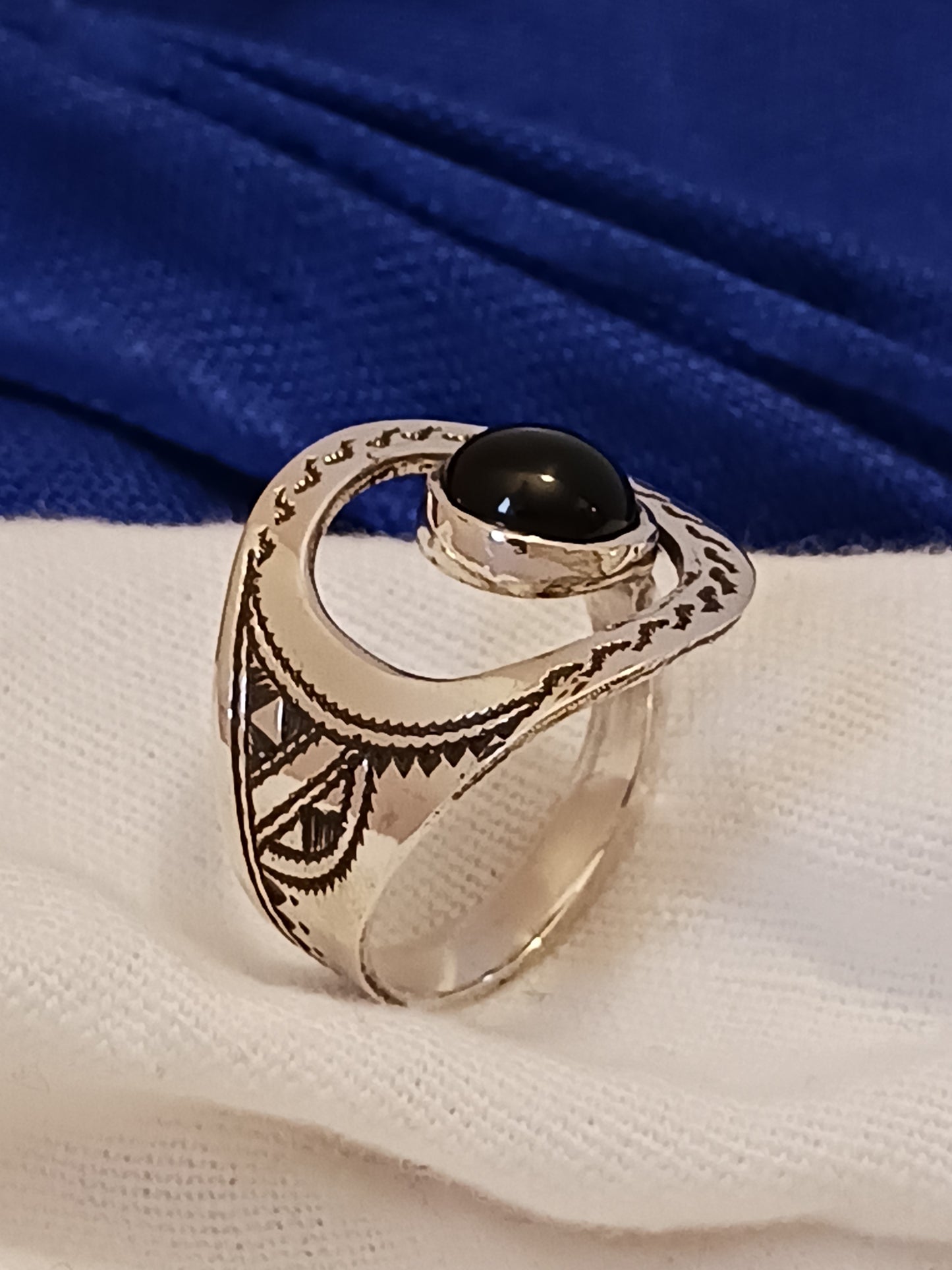 Bague touareg en argent massif