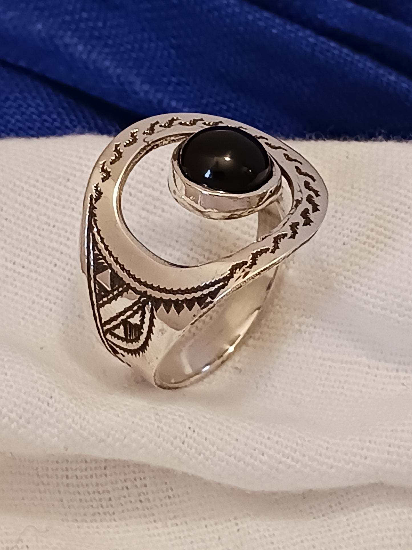Bague touareg en argent massif