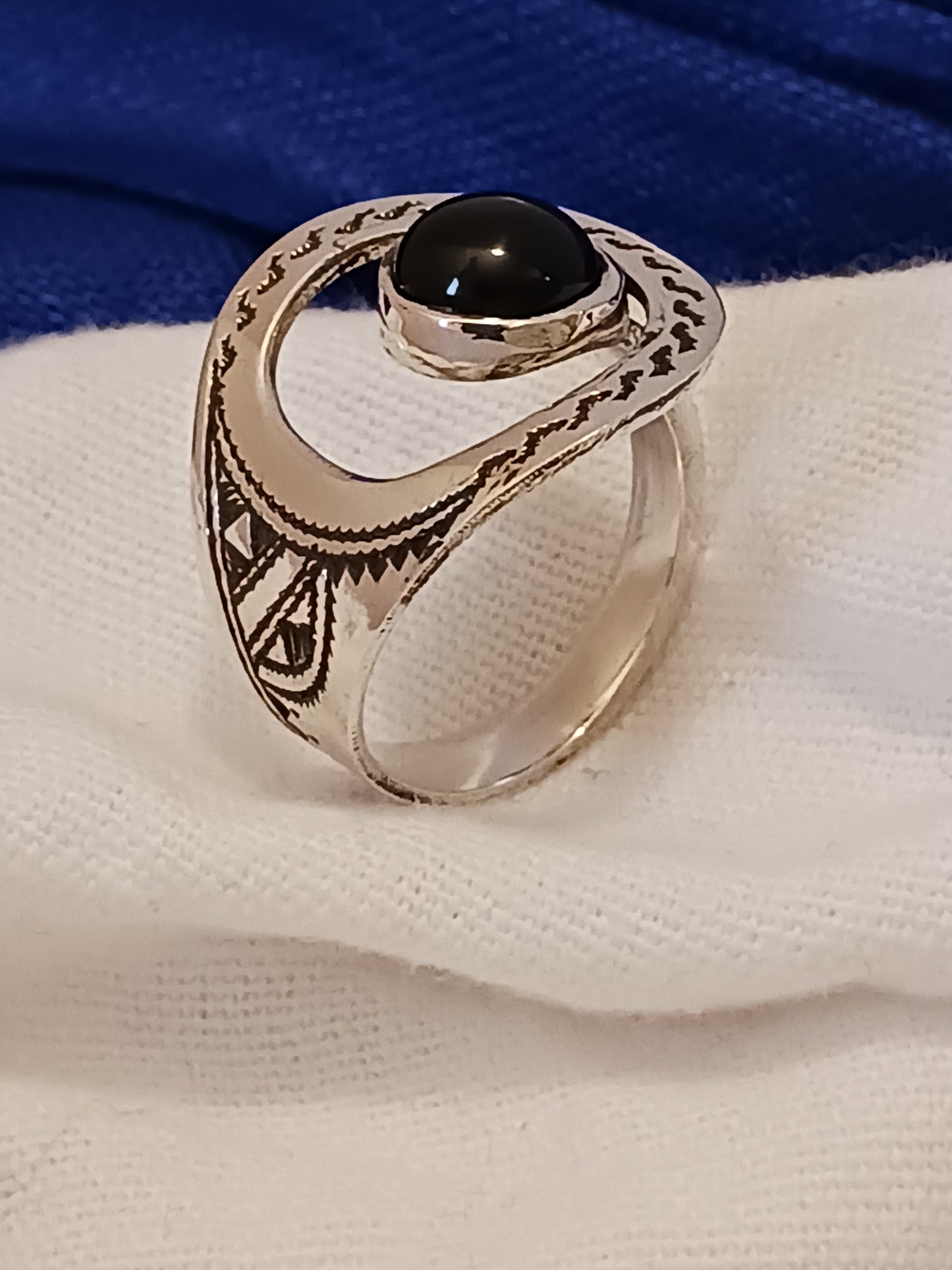 Bague touareg en argent massif